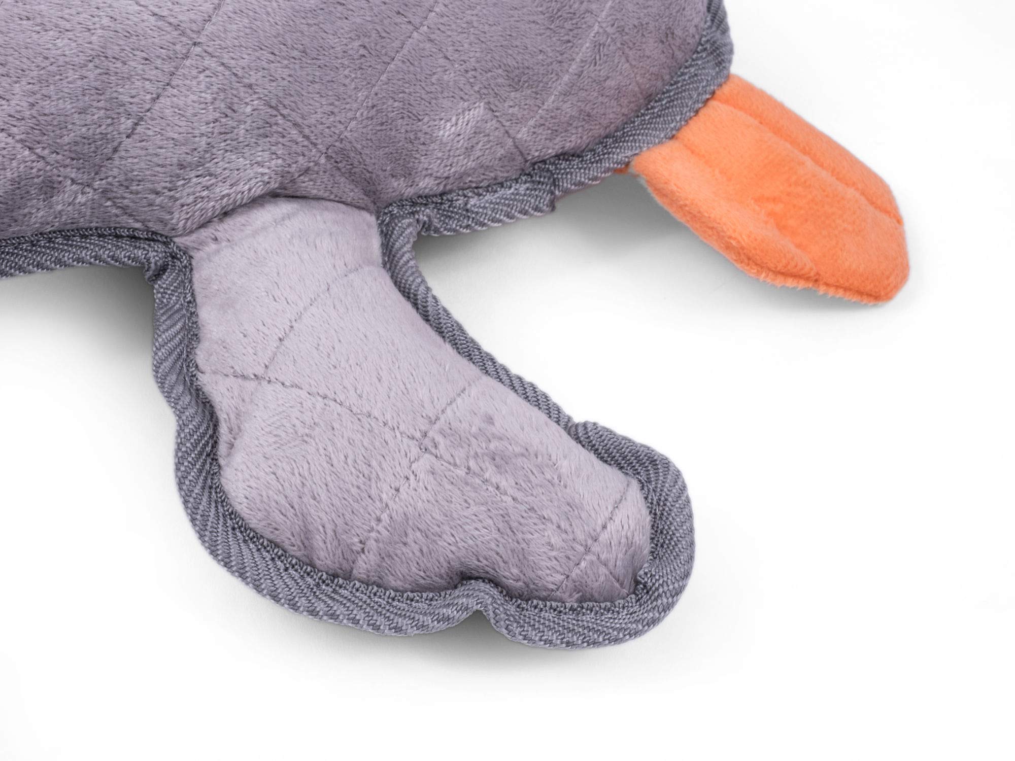 Petface Tough Duck Plush Dog Toy - 48 cm | Durable Nylon Construction | Squeaker Included 4
