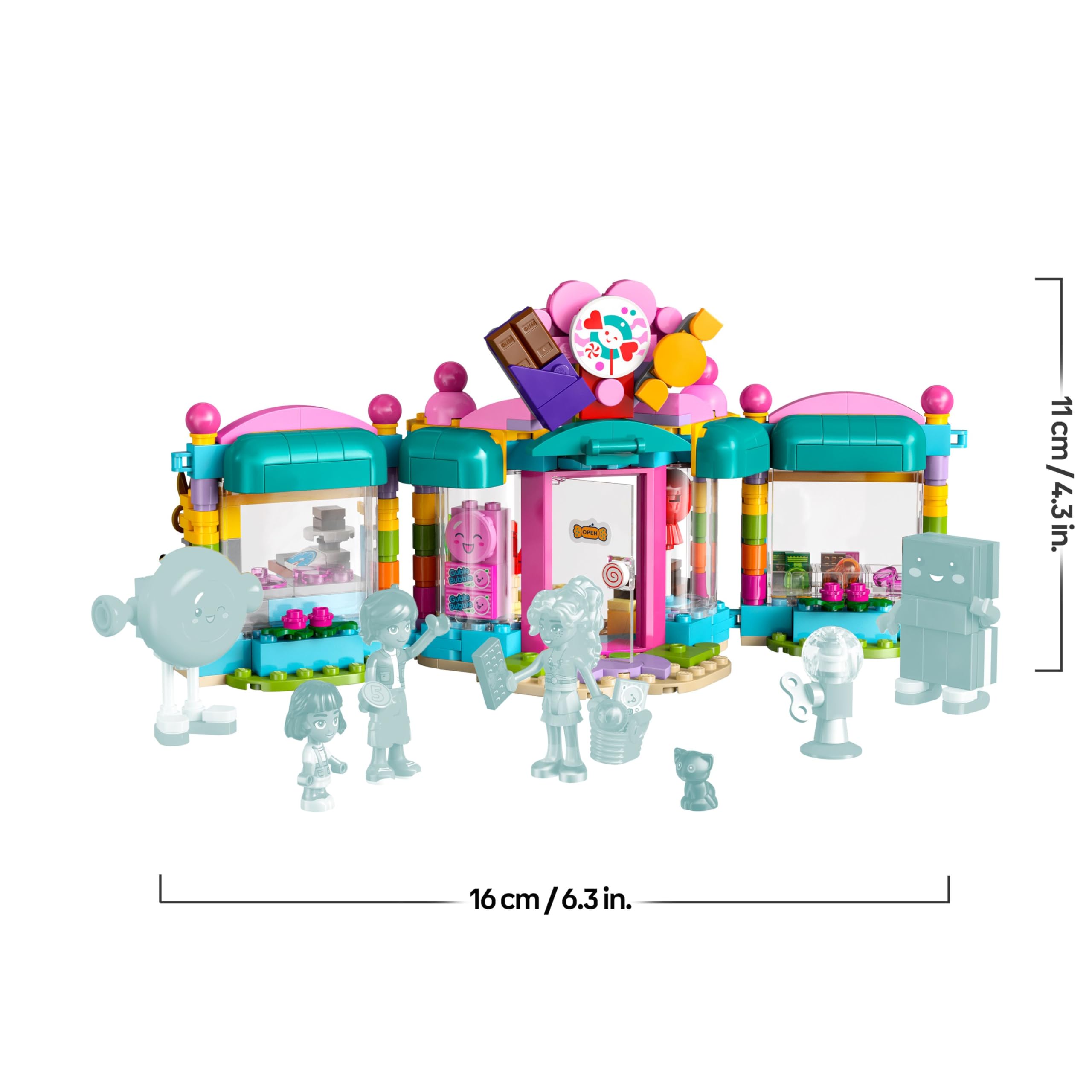 LEGO Friends Heartlake City Sweet Shop Set - Building Toy for Kids 6+ 14