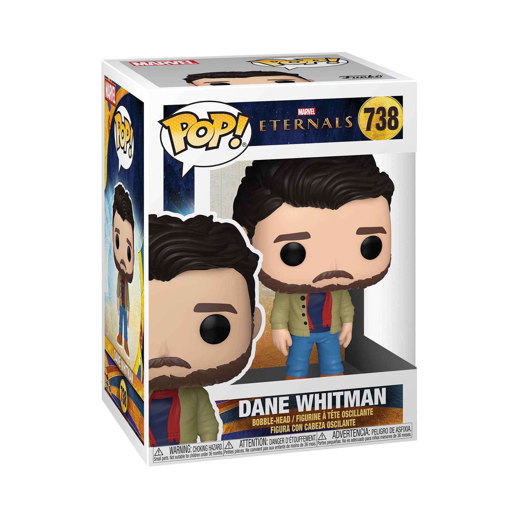 Funko Pop! Marvel: Eternals - Dane Whitman Vinyl Figure (50122) 8