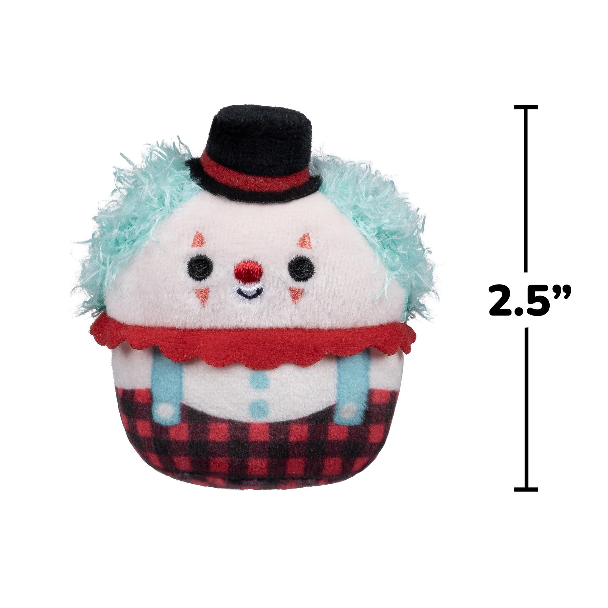 Squishmallows Micromallows 4-Pack Plush - Solenn Sushi, Dear Frog, Preeti Slug, Ukee Clown - 2.5" Micro Plush Collectibles 3