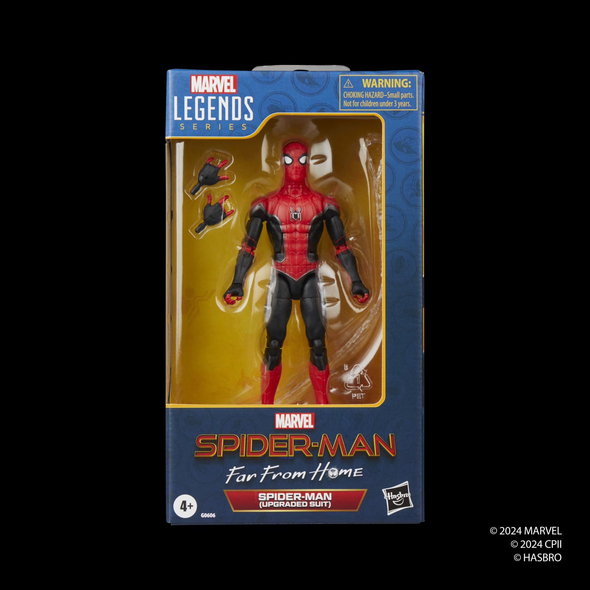 Marvel Legends Series Spider-Man (Upgraded Suit) 6-Inch Action Figure with Web Accessories 9