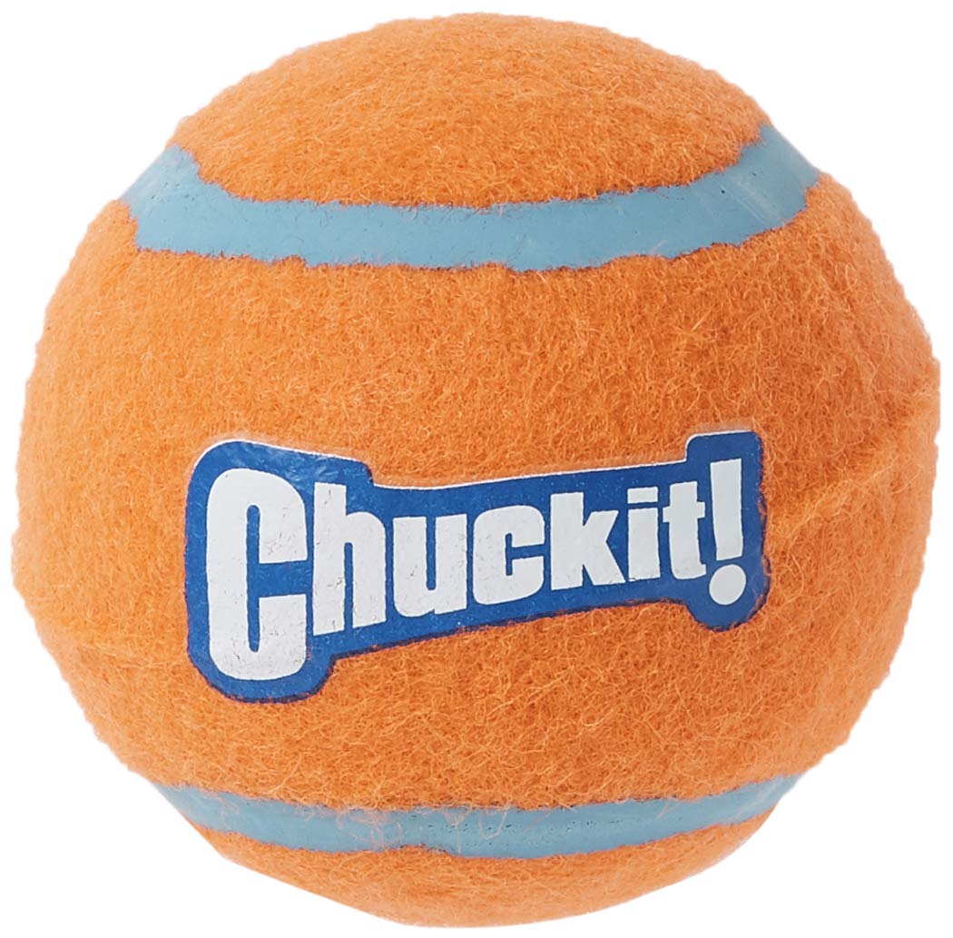 Chuckit! Tennis Ball Fetch Toy - Lightweight & Floatable | Medium Dogs | 4 Pack Orange 4