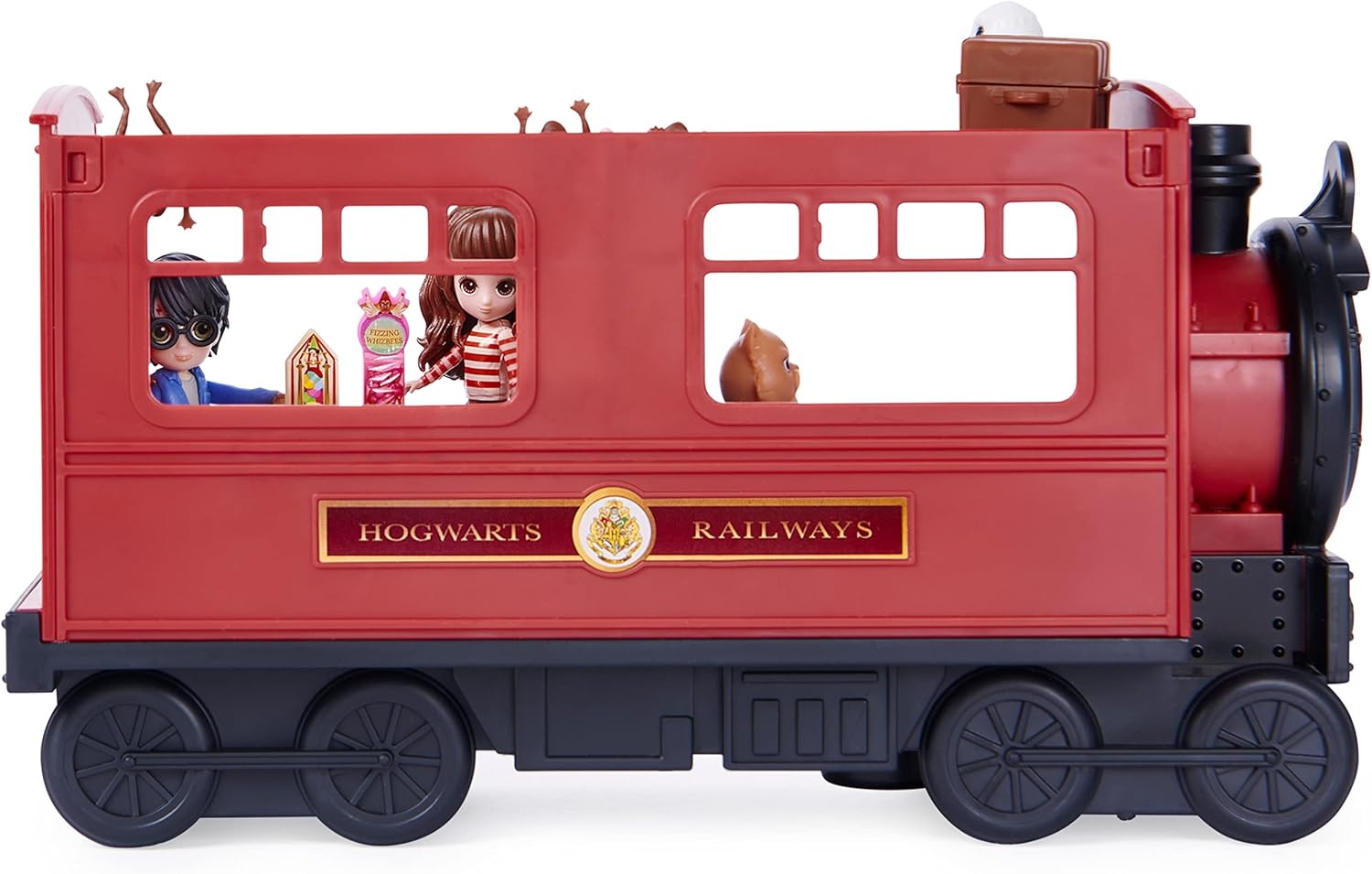 Wizarding World Harry Potter Magical Minis Hogwarts Express Train Toy Playset - 15-Piece Set with Harry, Hermione, and Accessories
