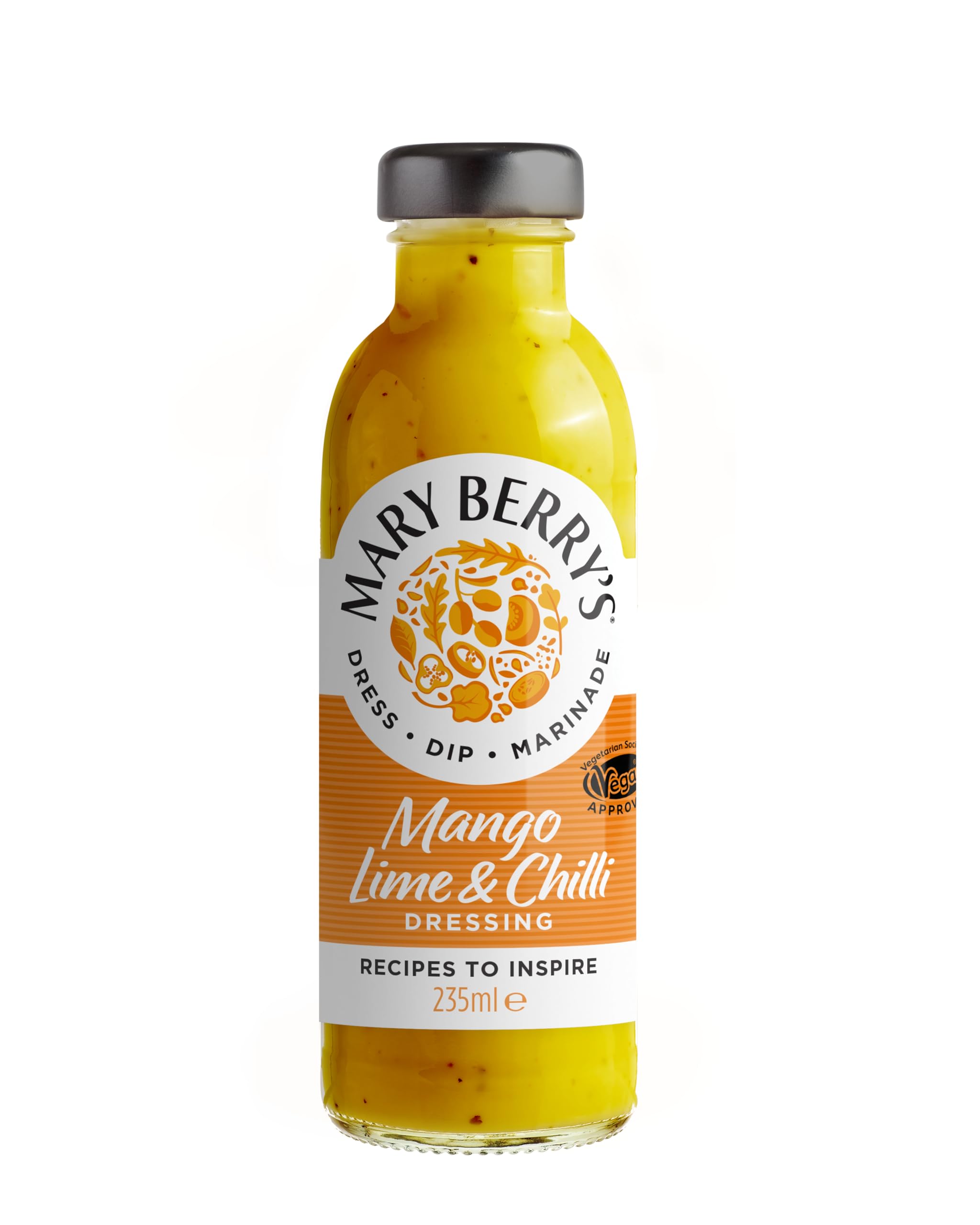 Mary Berrys Mango-, Limetten- und Chili-Dressing – 440 g – Süße Mango mit einem Hauch Chili