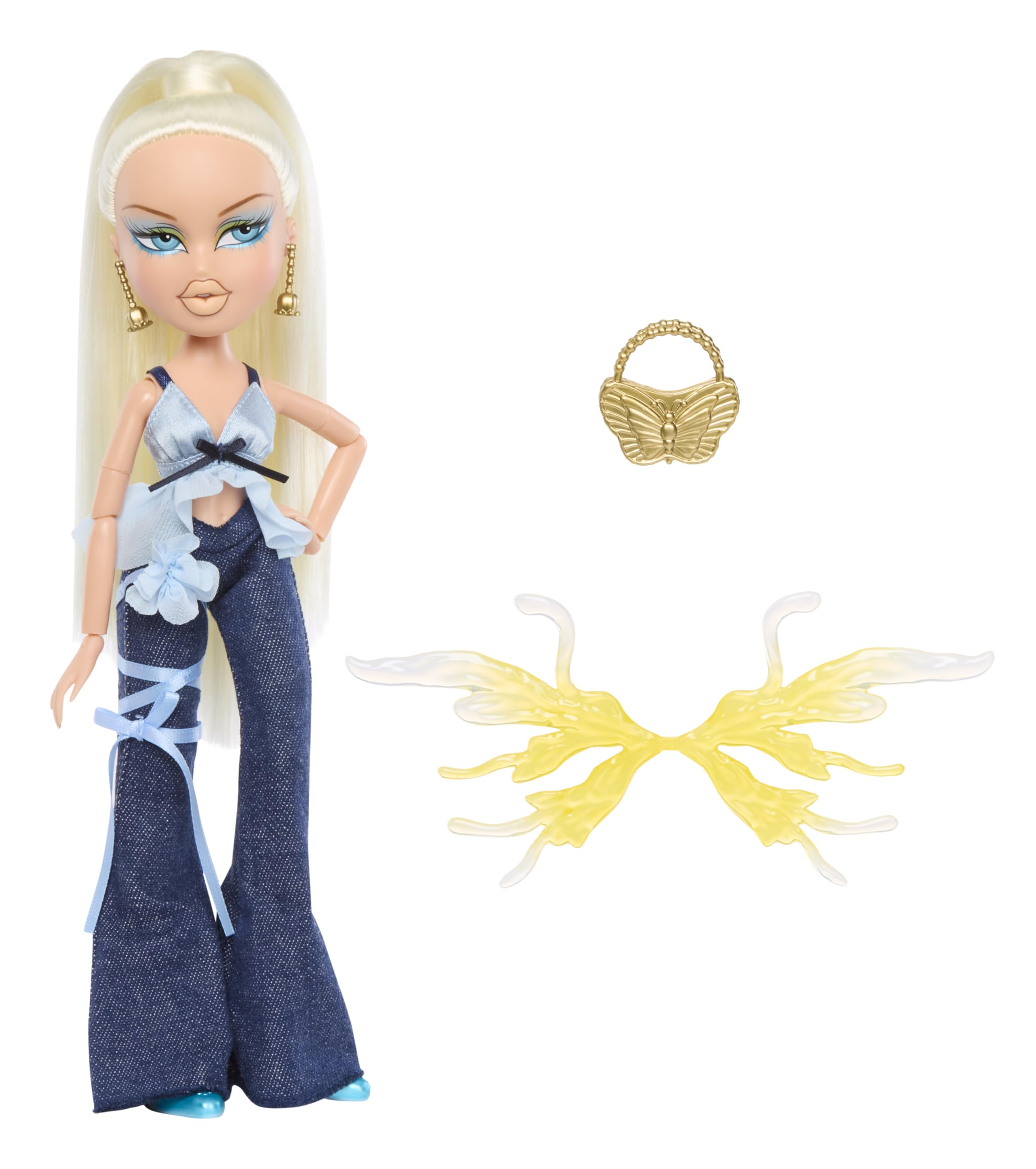 Bratz Fashion Pixiez Cloe - Collectible Fantasy Doll with Transformable Wings Ring & Fashion Accessories 3