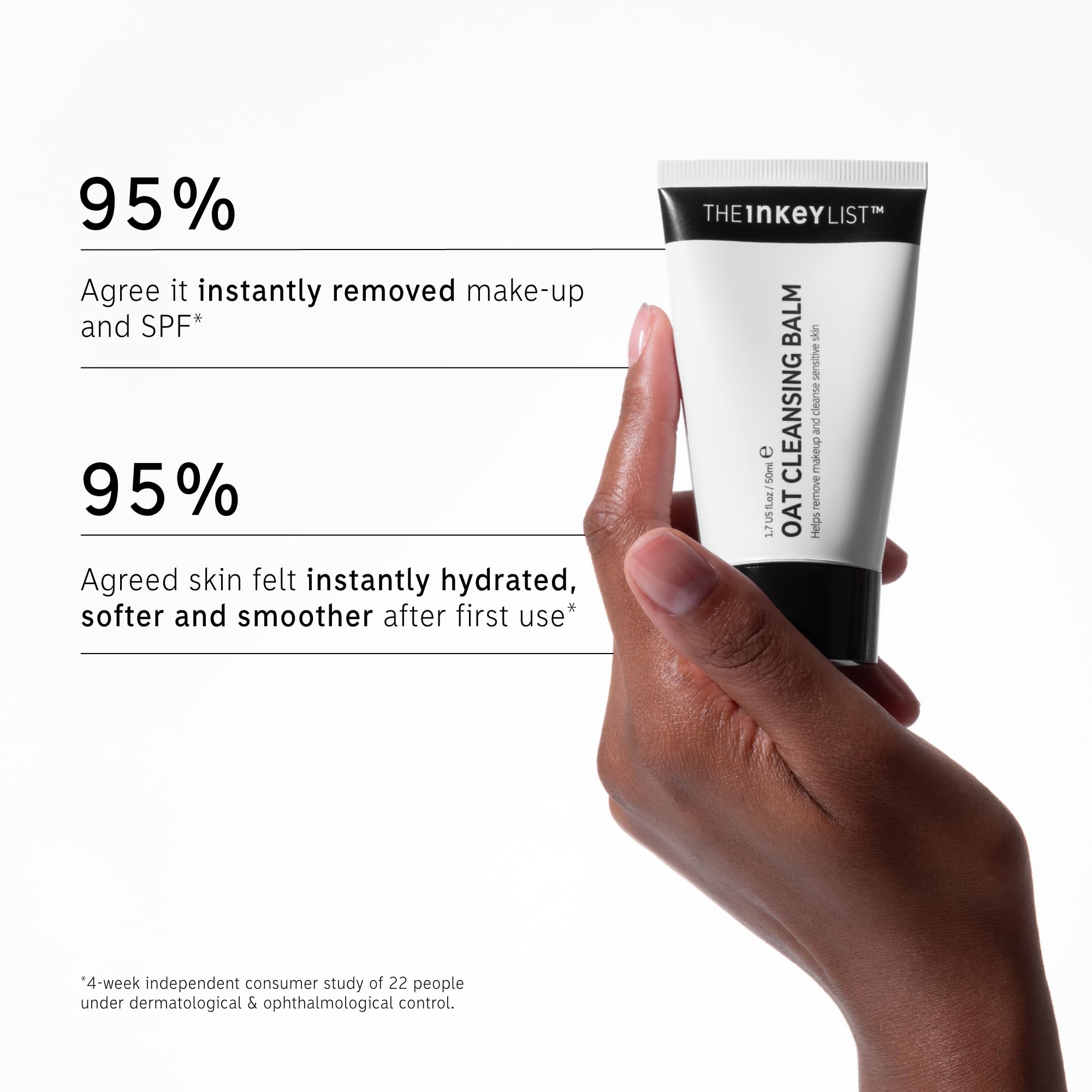 The INKEY List - Oat Cleansing Balm (50ml) 4