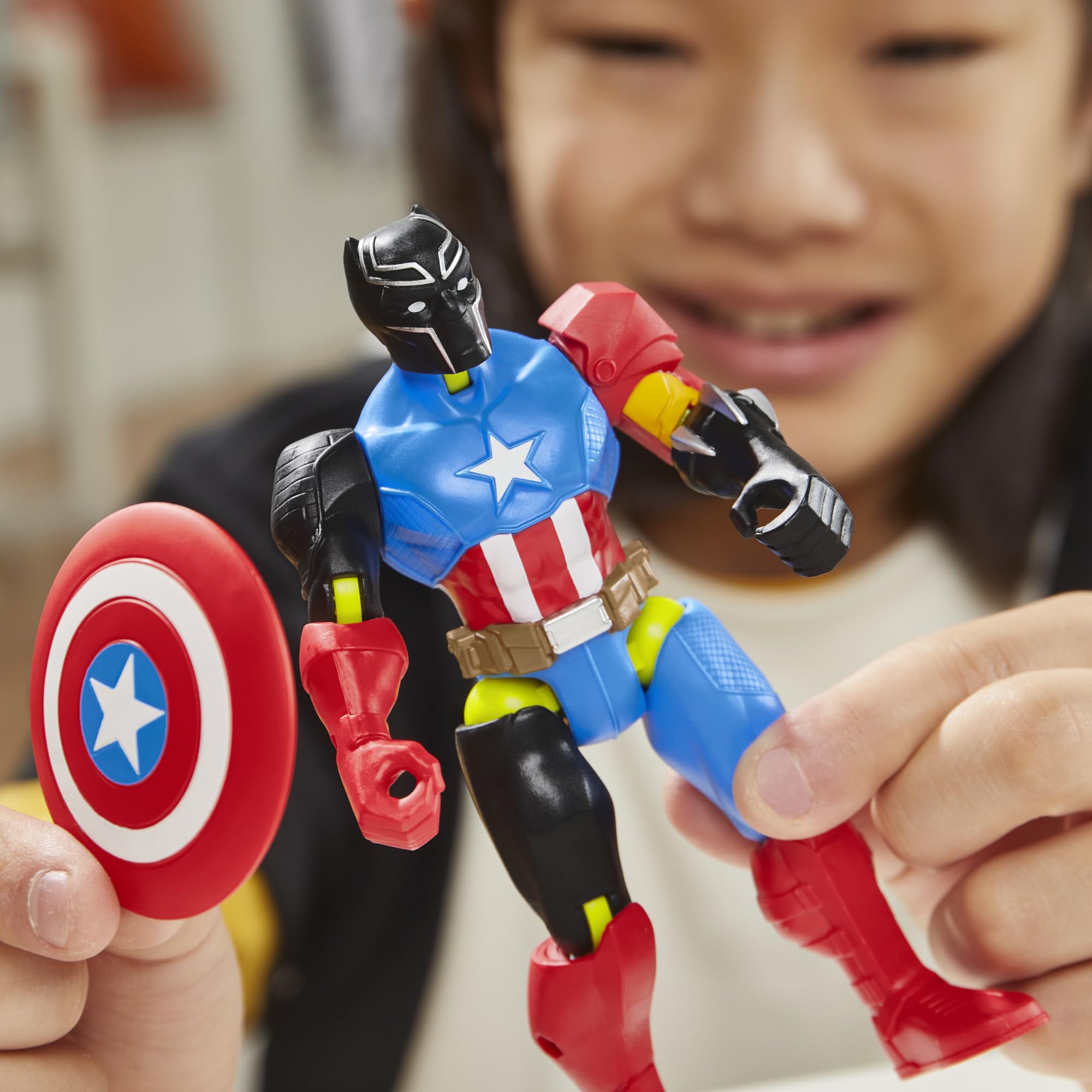 Marvel Black Panther MixMashers Action Figure - Mix & Match Super Hero Toy for Kids 3