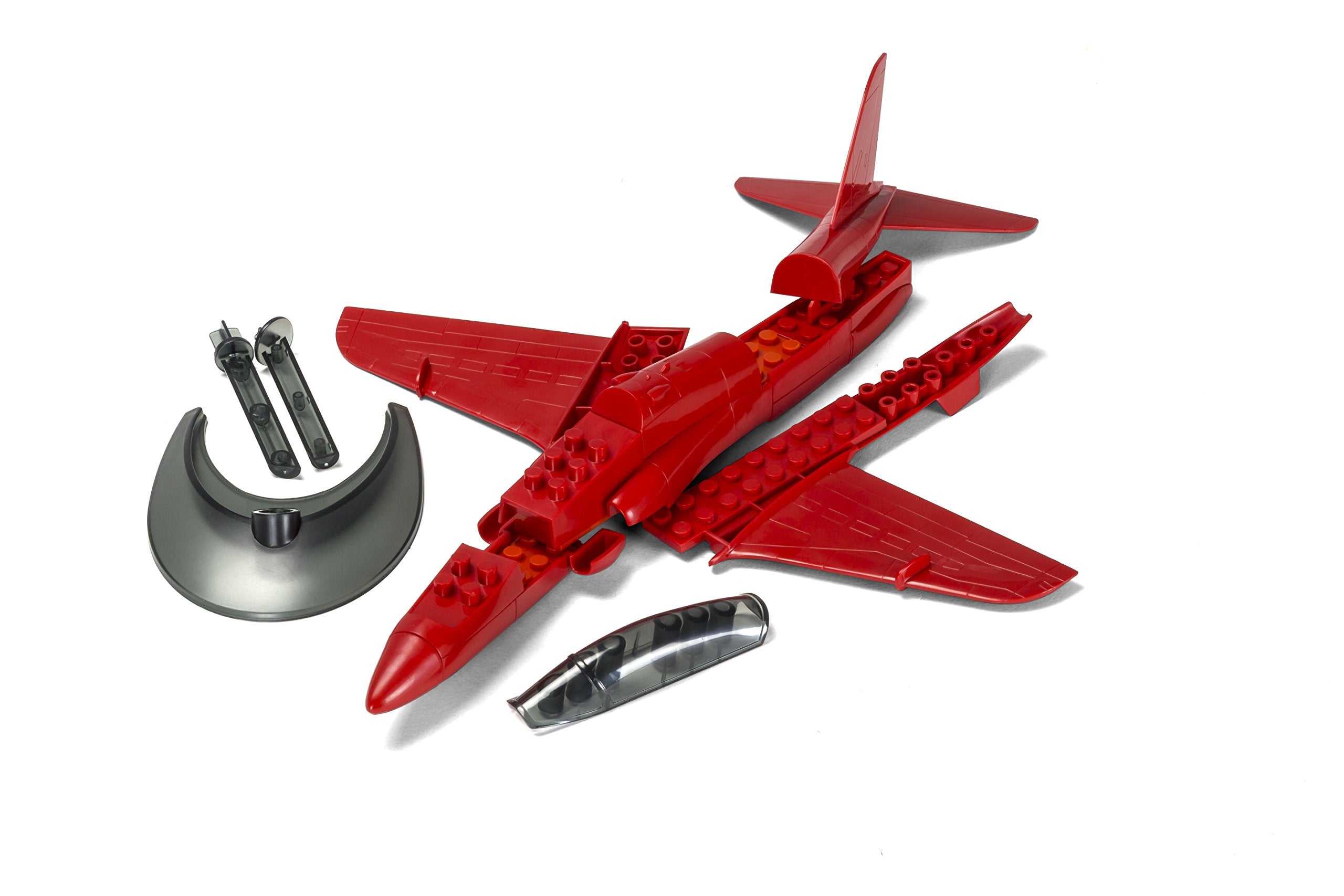 Airfix QUICKBUILD Red Arrows Hawk Modellbausatz J6018 – Zusammensteckbares Flugzeugmodell für Kinder ab 6 Jahren 3