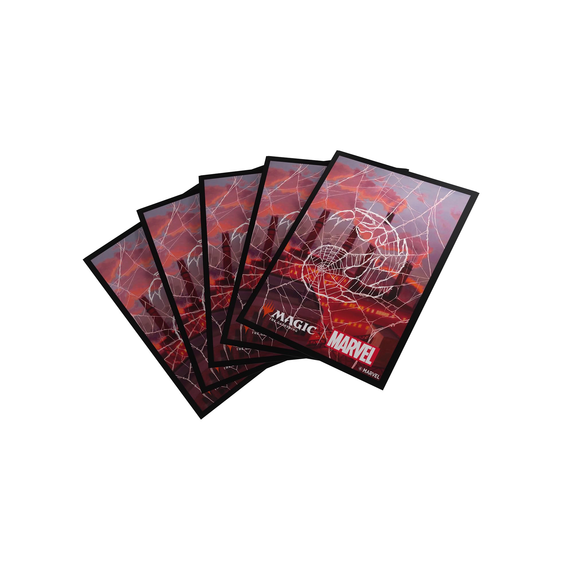 Gamegenic Magic: The Gathering Premium Art Sleeves - Spider-Man Mountain | 105 Count