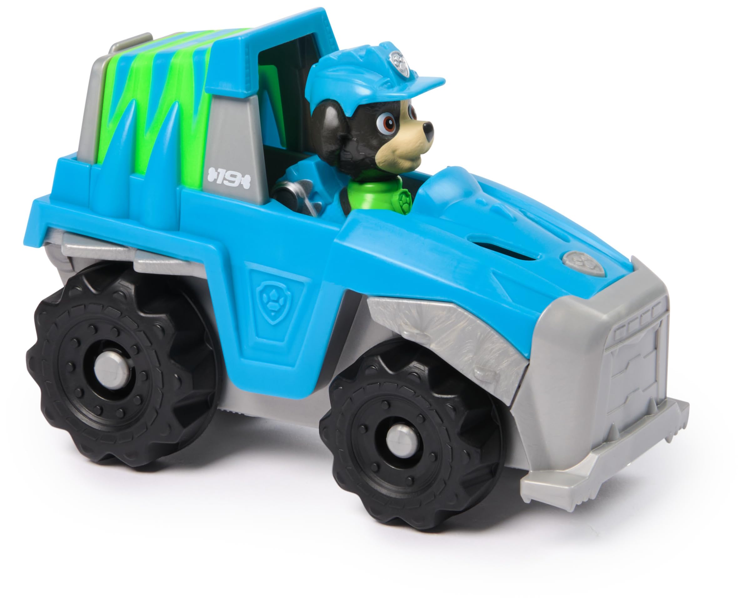 Paw Patrol Rex’s Dinosaur Rescue Vehicle with Collectible Action Figure - Sustainably Made Toy Truck for Kids 3+ 3