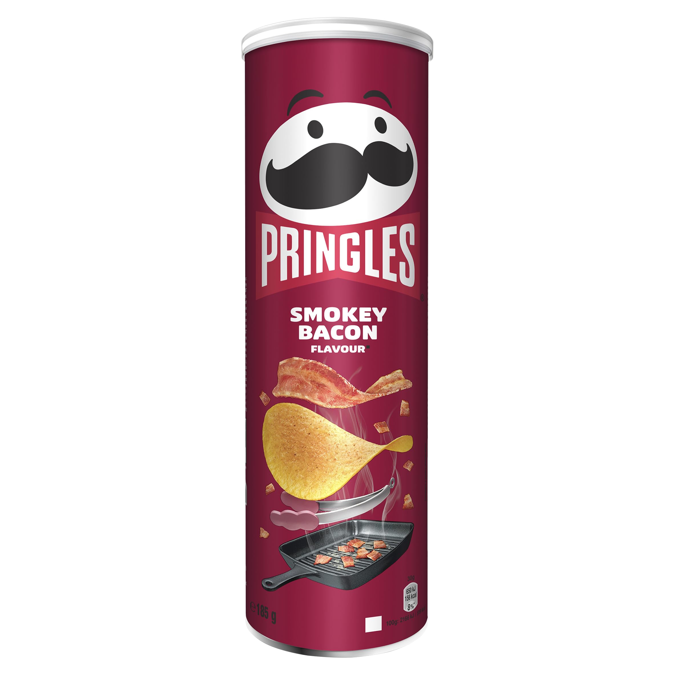 Pringles Smokey Bacon Flavour Crisps 185g