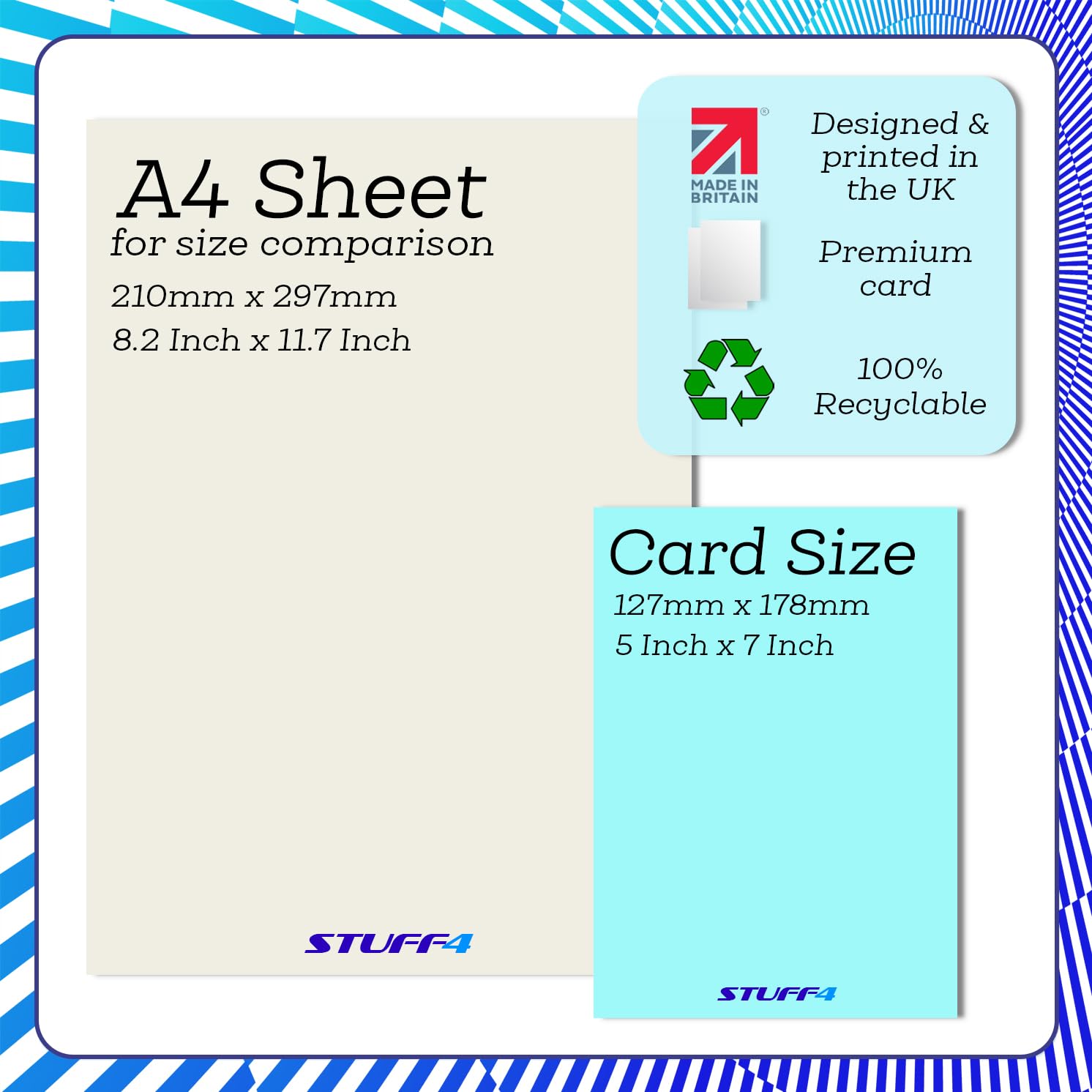 Stuff4 Unisex 65th Birthday Card - Newspaper Design Born in 1961 | 5x7 Inch 6