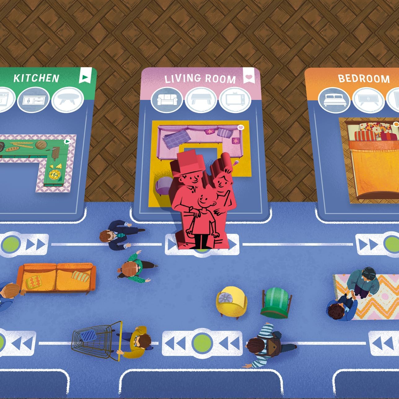 Alley Cat Games Happy Home Strategy Home Decoration Polyomino Game 3