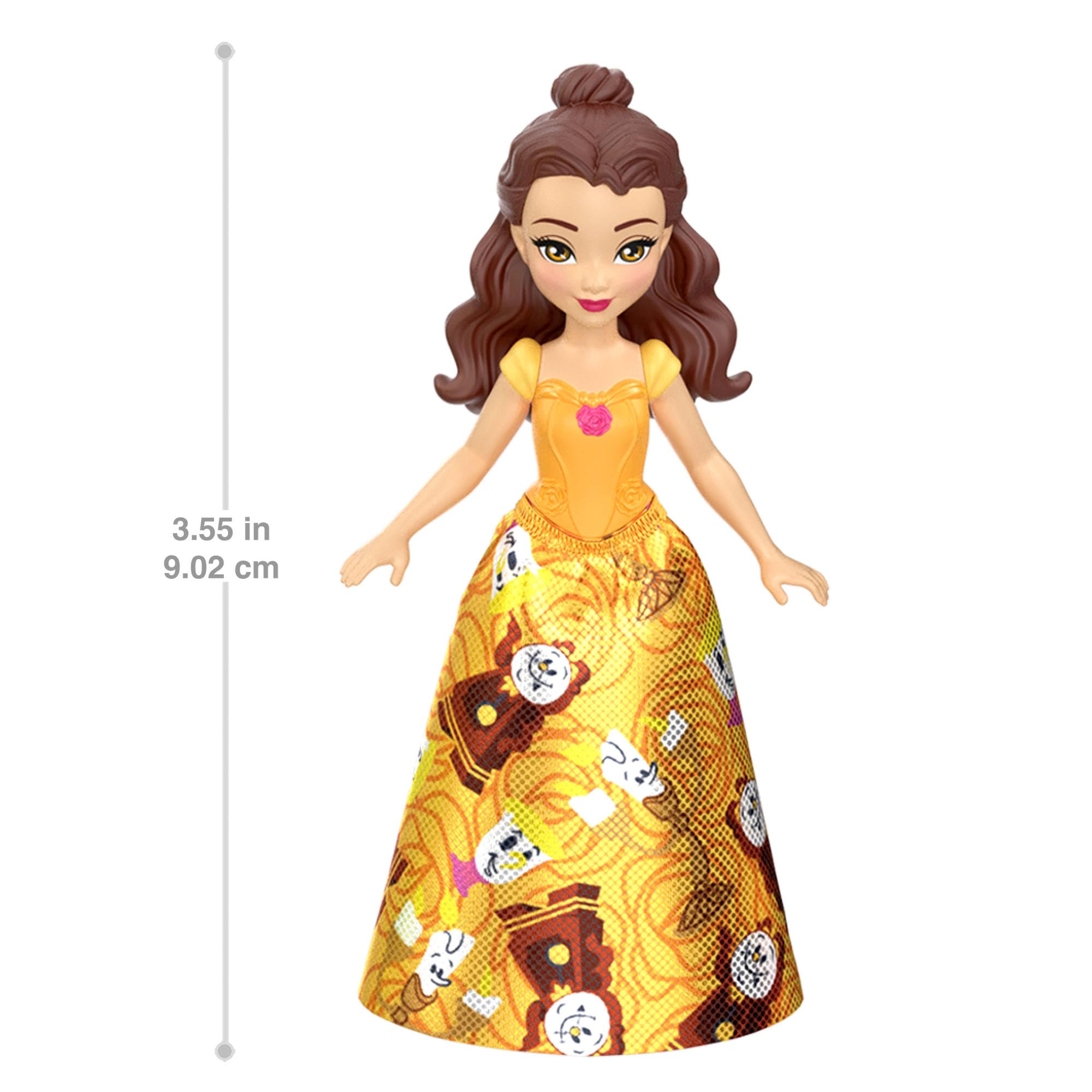 Mattel Disney Princess & Friends 5-Pack Doll Playset with Pposable Figures and Removable Skirts, JBL33 3