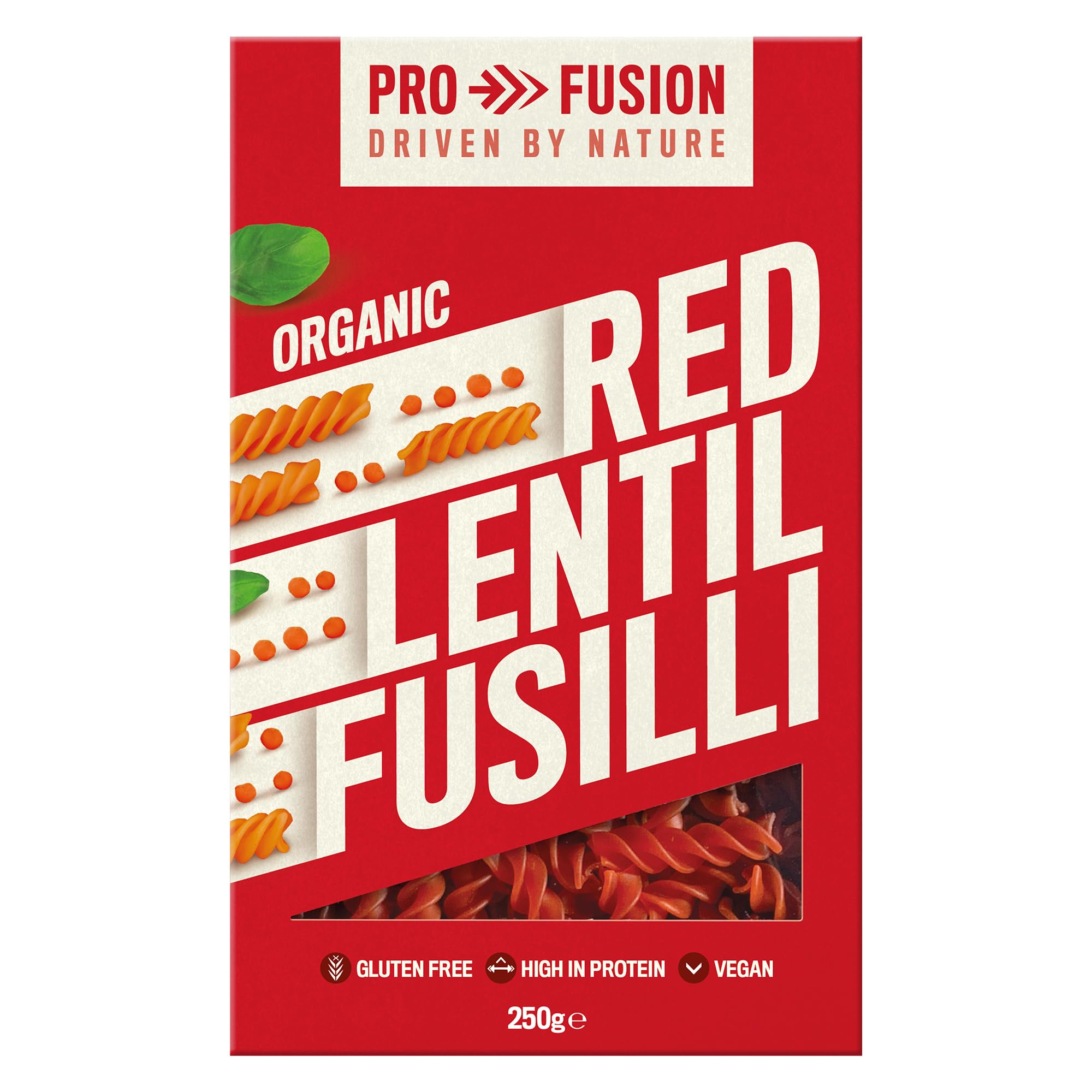 Profusion Organic Red Lentil Fusilli 250g 6