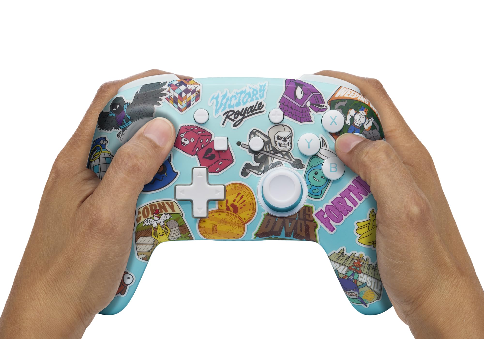 Fortnite Sticker Mania - PowerA Enhanced Wireless Controller for Nintendo Switch 11