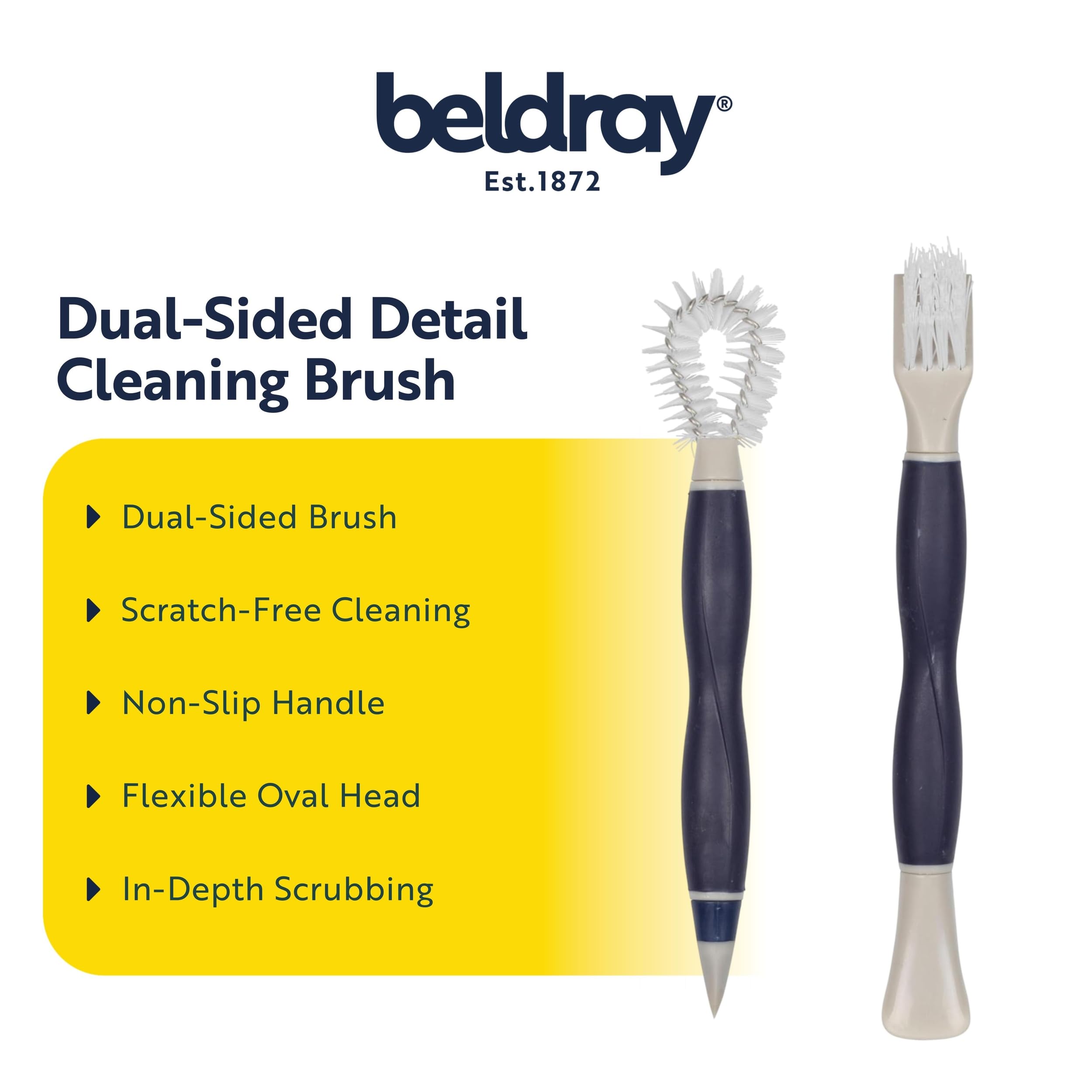 Beldray - Deep Clean Dual-Sided Detail Brushes for Kitchen and Home Cleaning 4