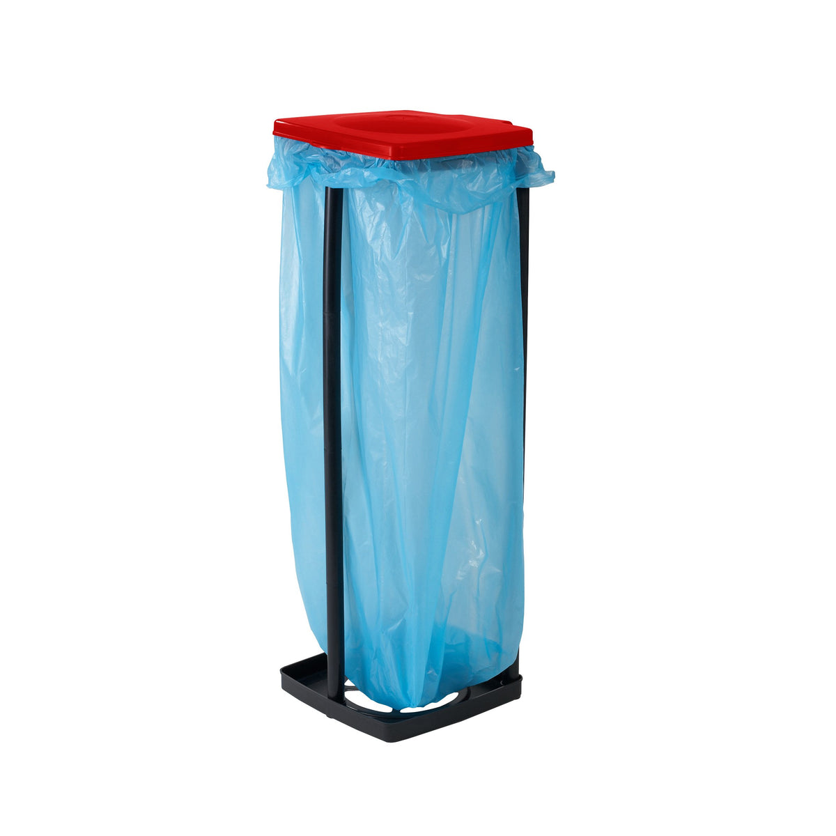 Axentia Top Star Bin Bag Holder Stand - 120L Capacity | Height Adjustable | Plastic