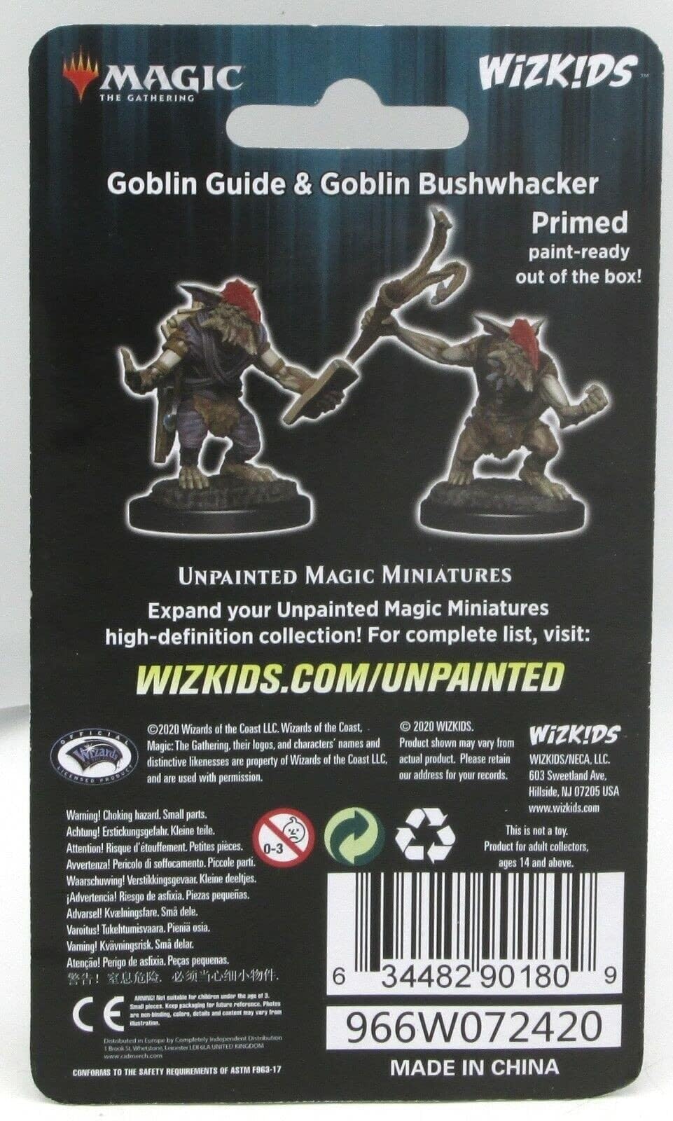 Dungeons &amp; Dragons Magic: The Gathering Unbemalte Miniaturen – Goblin Guide &amp; Bus 4