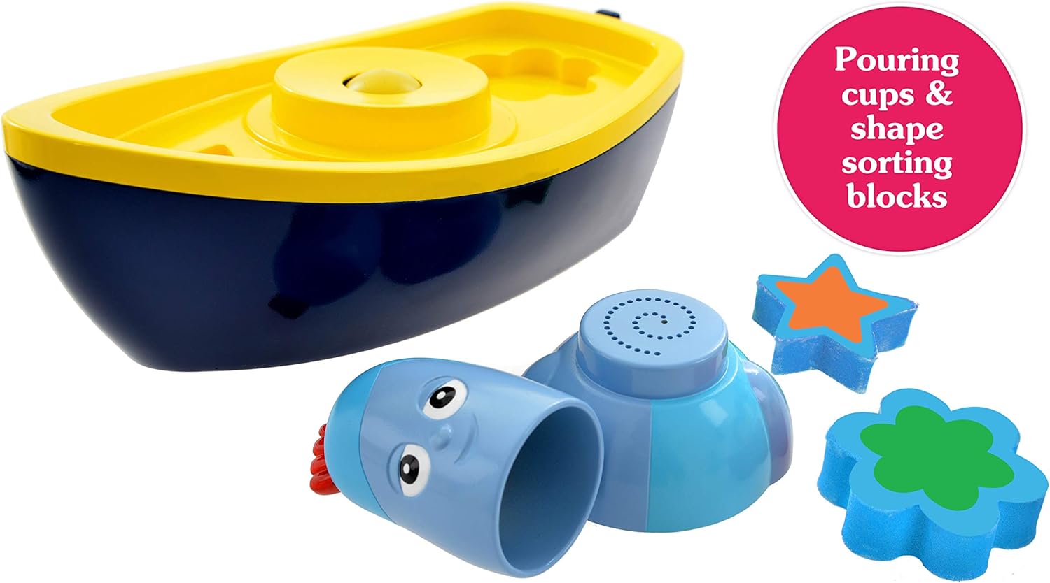 In the Night Garden Igglepiggle's Bath-Time Lightshow Boat - Light-Up Floating Playset for Toddlers 4