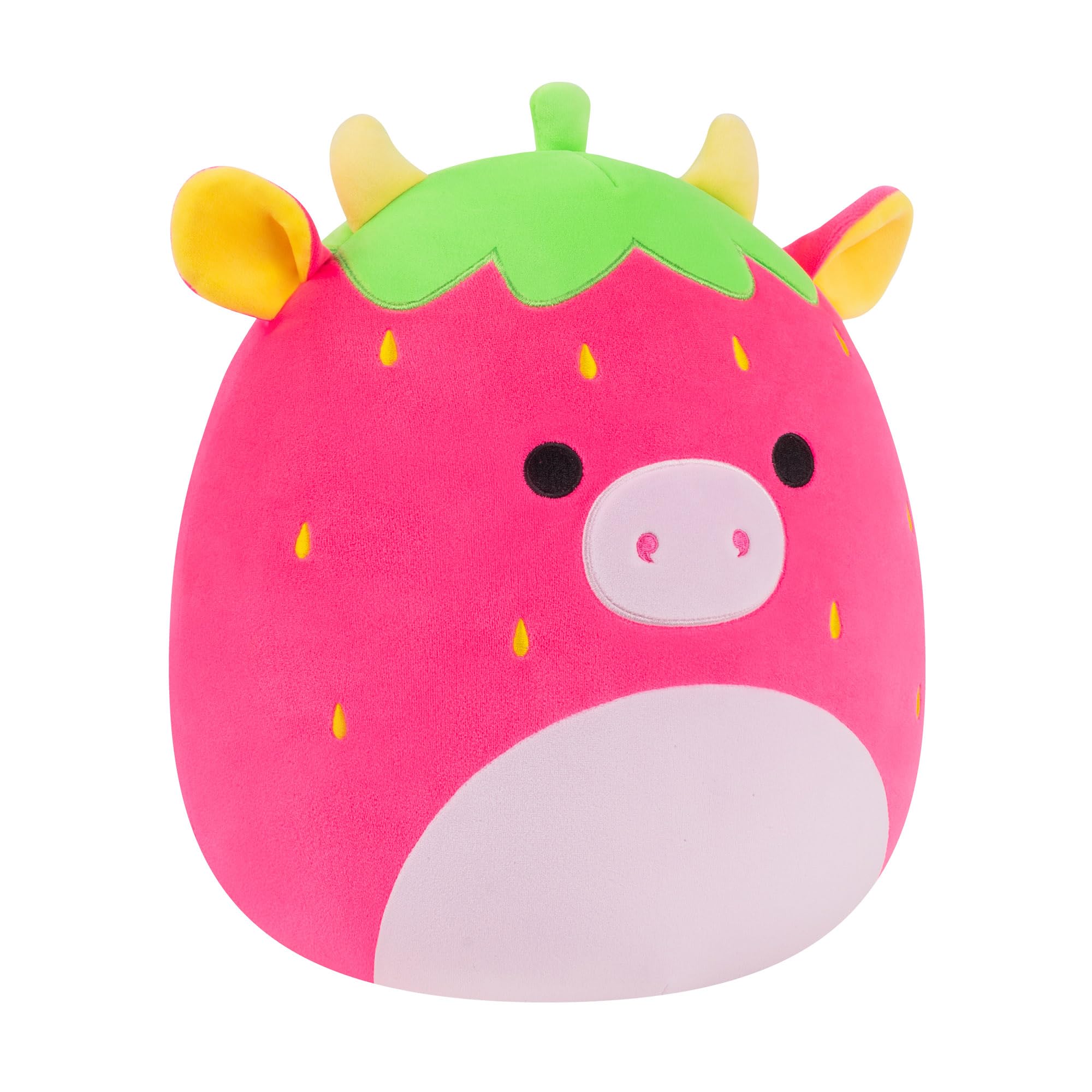 Squishmallows 12-Inch Cleary the Pink Strawberry Cow Plush - Soft Stuffed Animal for Kids 6+ 3