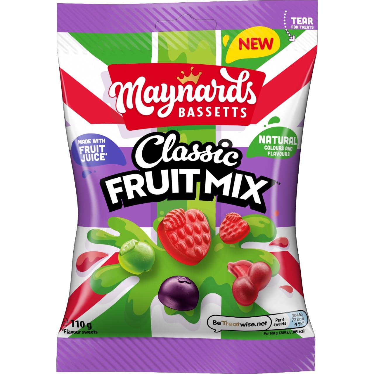 Maynards Bassetts Classic Fruit Mix Sweets – Kaubonbons mit Fruchtgeschmack