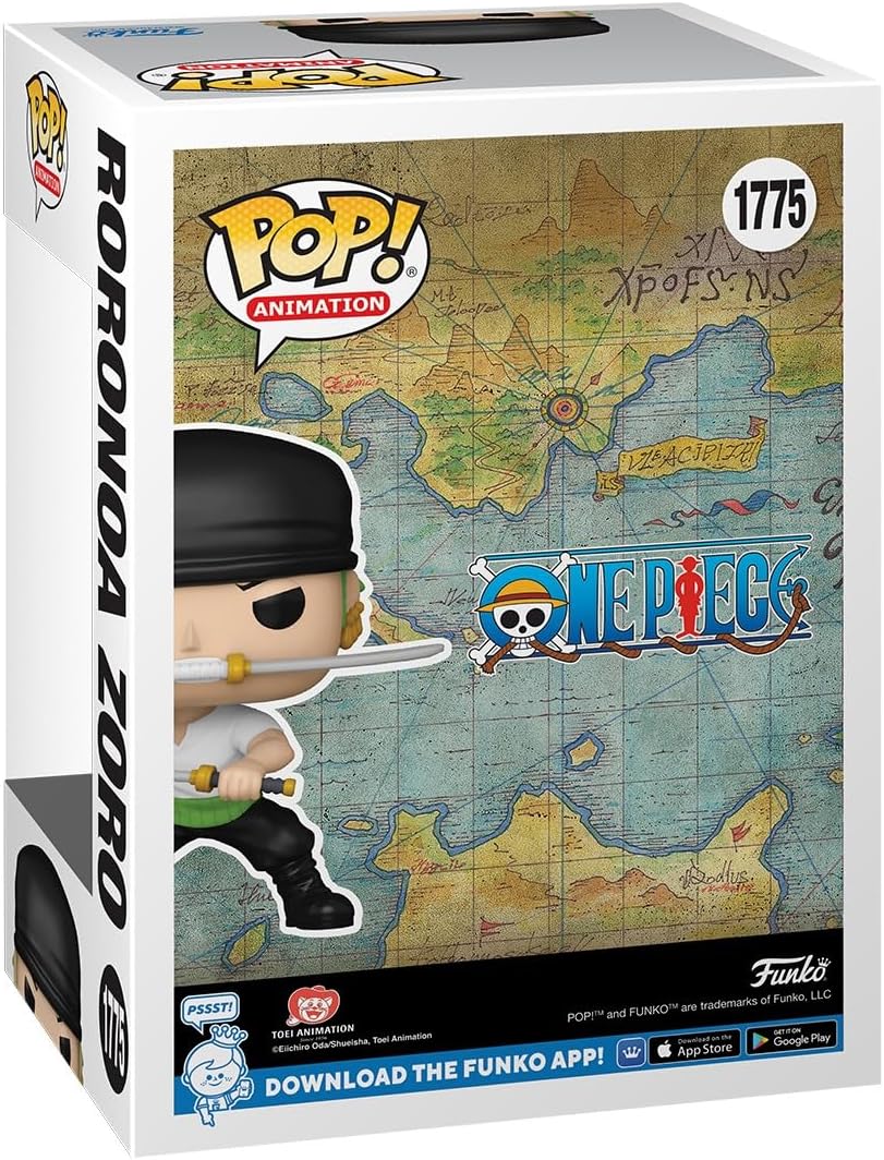 Funko Pop! Animation: One Piece - Roronoa Zoro Vinyl Figure (80369) 4