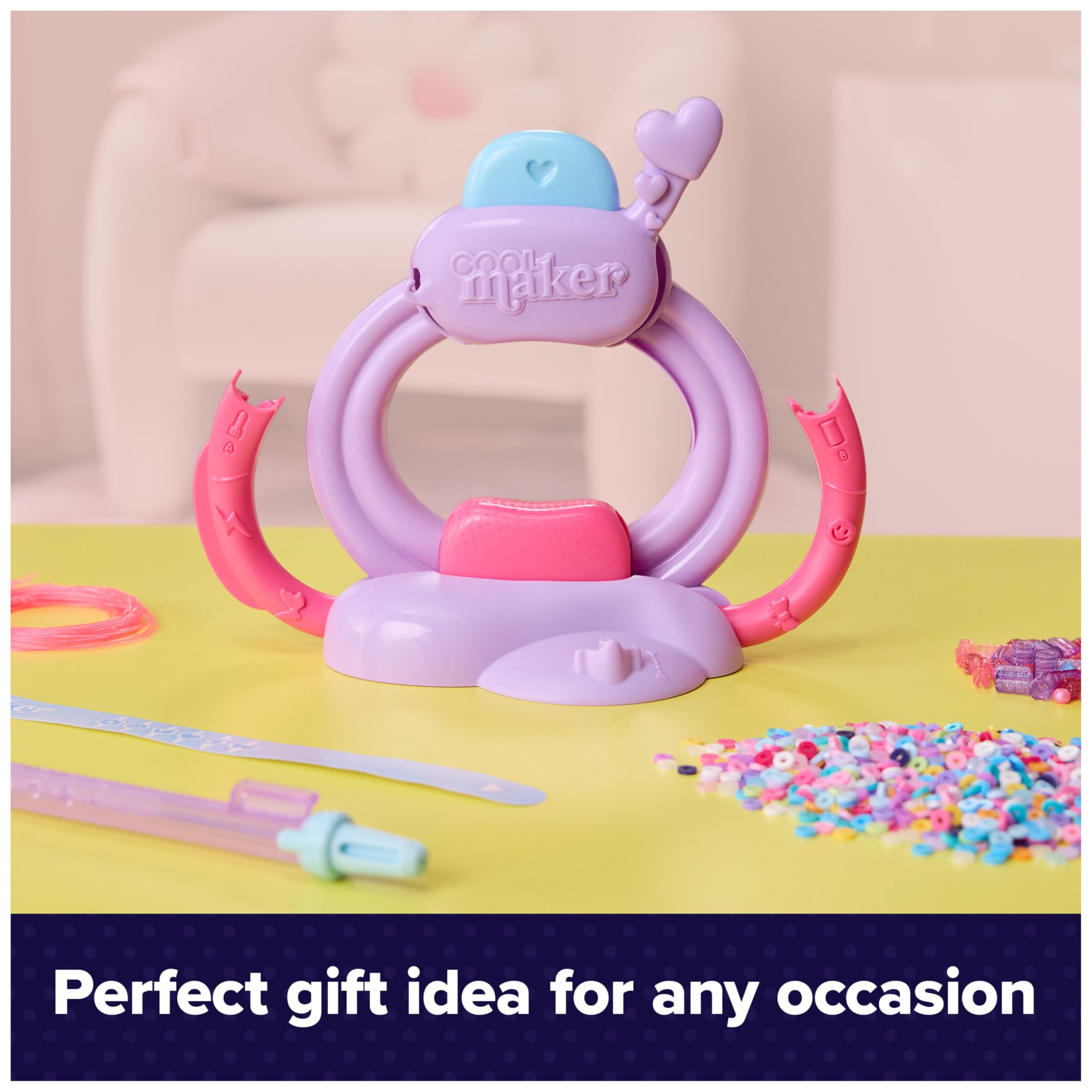 Cool MAKER Stack’d Heishi Studio Bracelet Making Kit - Easy Beading Pen for Kids 3