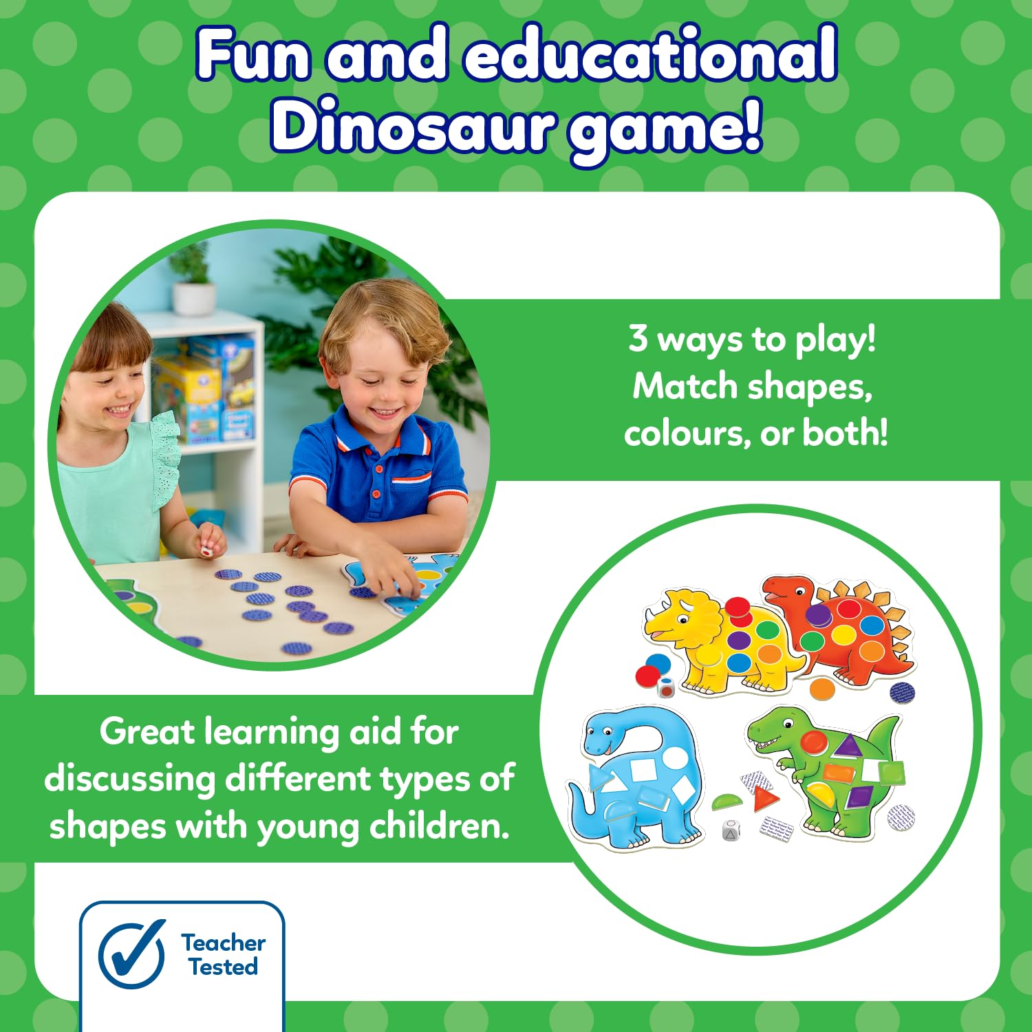 Orchard Toys Dotty Dinosaurs Board Game for Ages 3-6 8