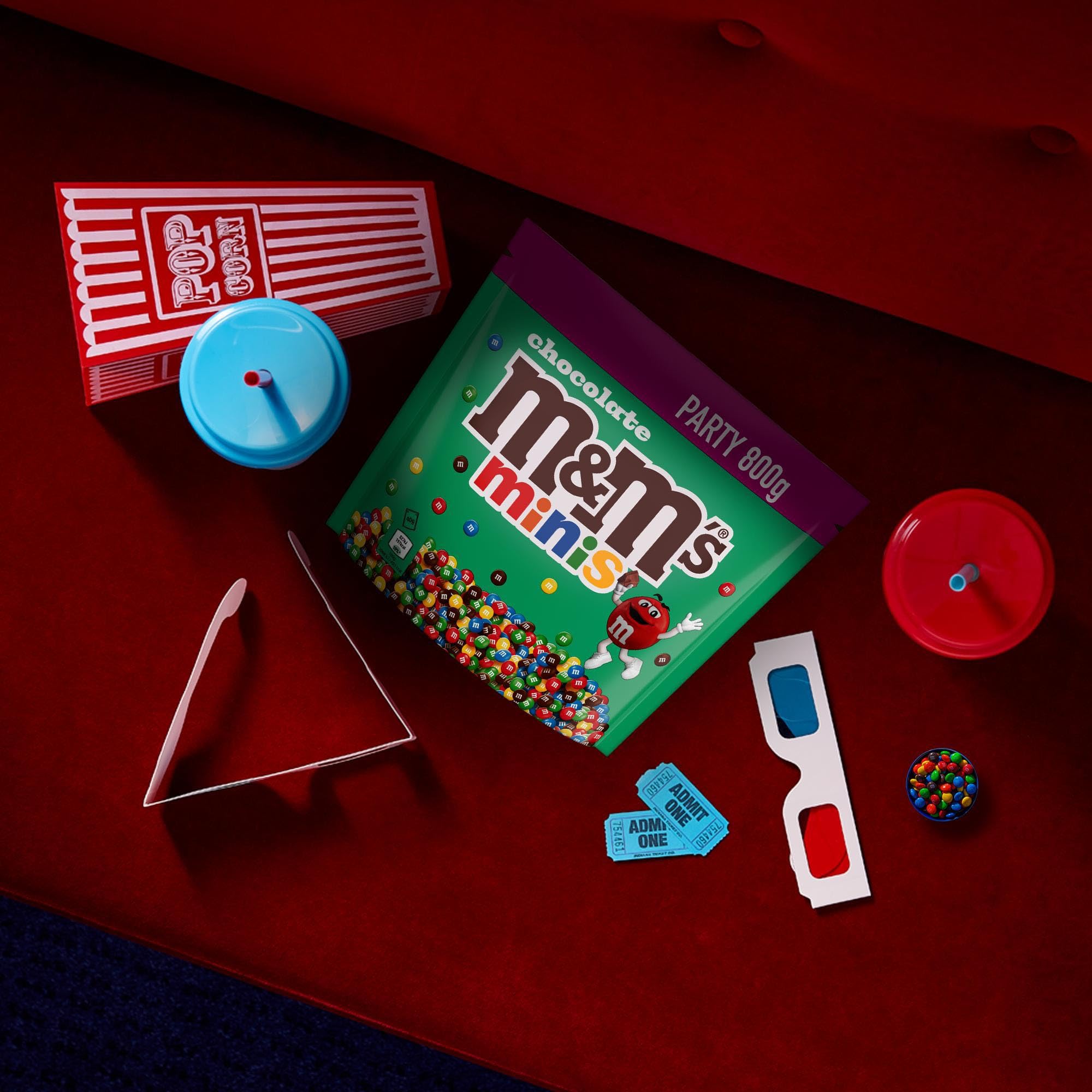 M&M'S Minis Milk Chocolate Bulk Bag, 800g Party Snack for Sharing, Gift, and Treats 4