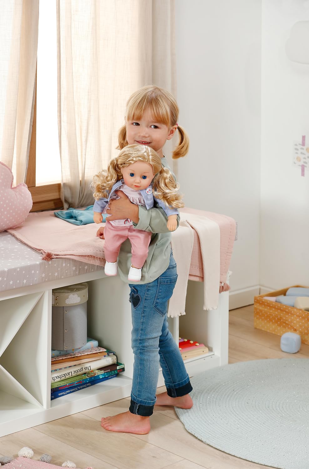 BABY born Sophia Rose Doll - 36cm Soft Body Doll with Sleeping Eyes & Brushable Blonde Hair | Ages 12m+ 8