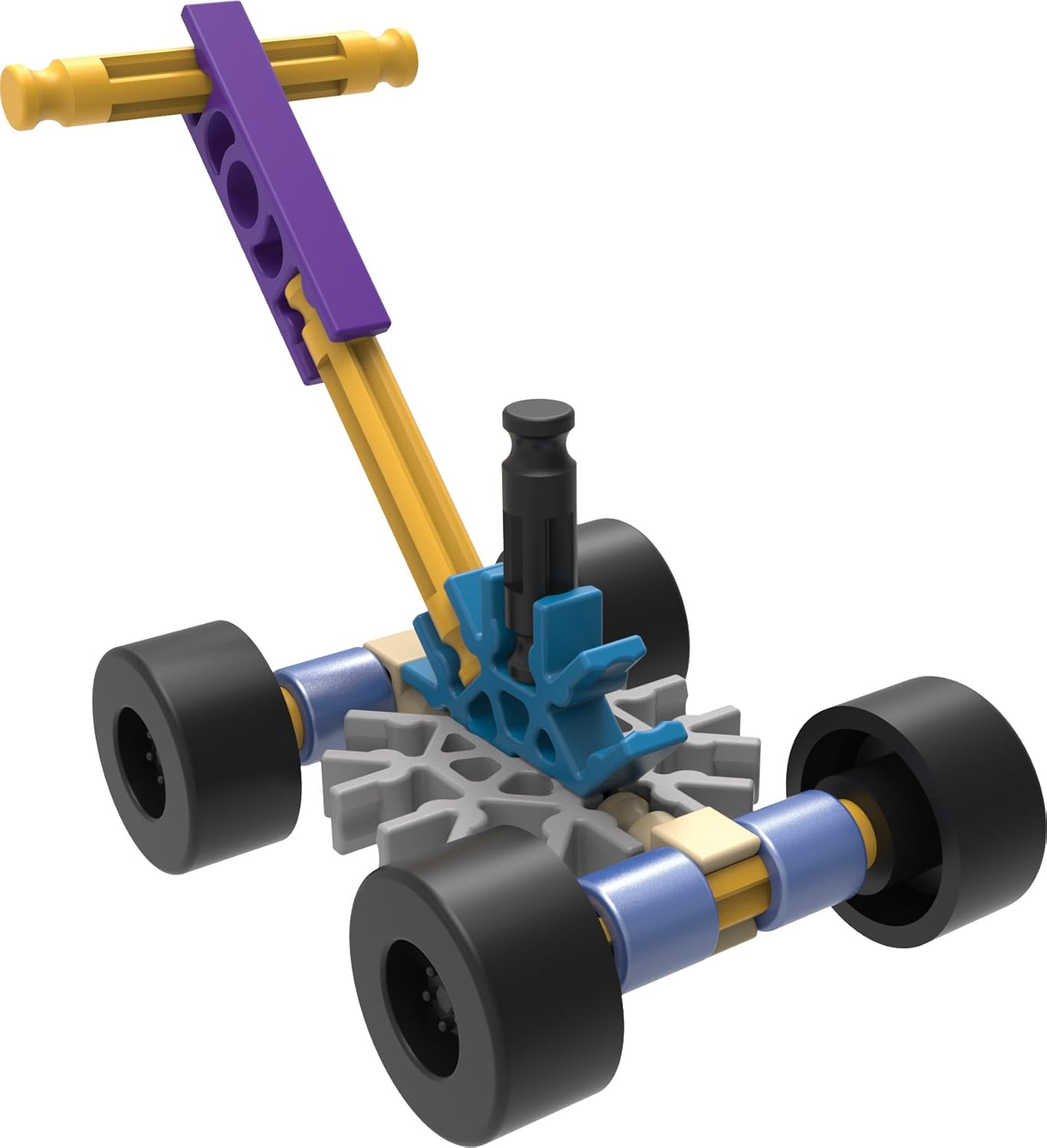 K"Nex Imagine 10 Modellbausatz für Anfänger mit lustigen, schnellen Fahrzeugen – 96-teiliger MINT-Bausatz für Kinder ab 5 Jahren 6