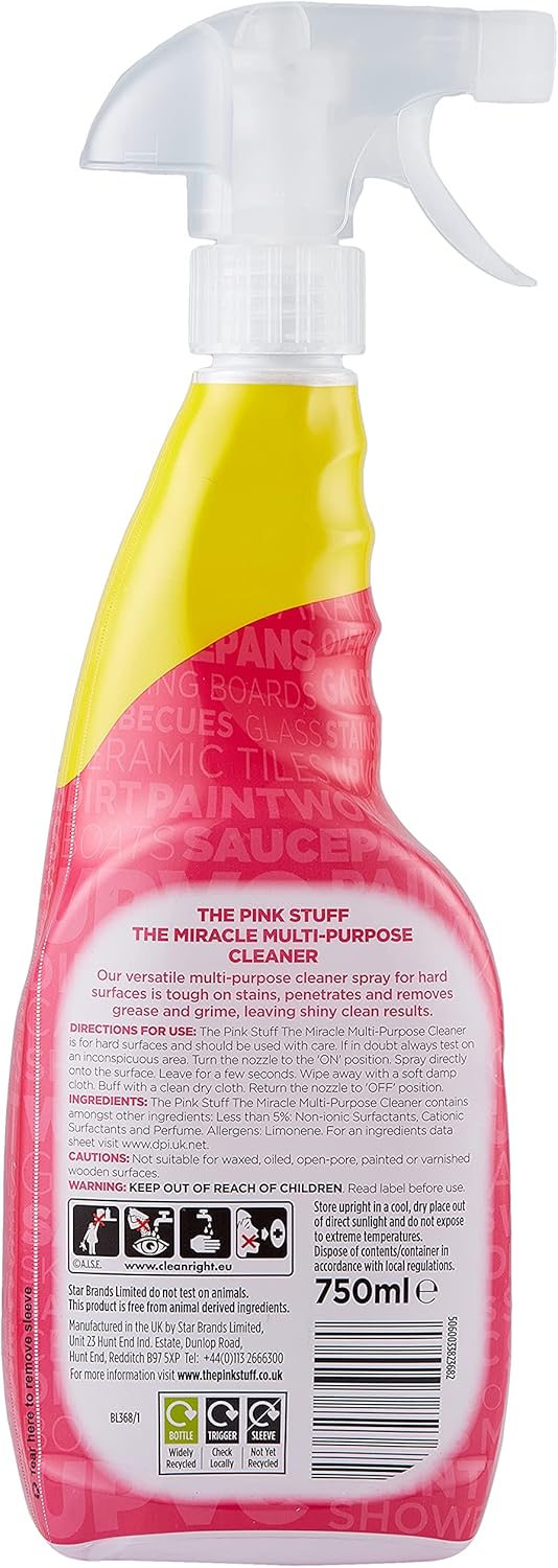 Stardrops – The Pink Stuff Miracle Mehrzweck-Reinigungsspray, 750 ml 3