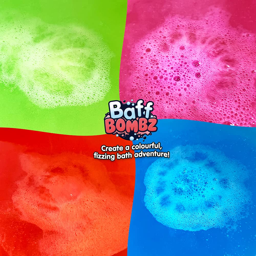 ZIMPLI - 20 x Baff Bombz Kids Bath Bombs Gift Set | Moisturizing, Vegan Friendly