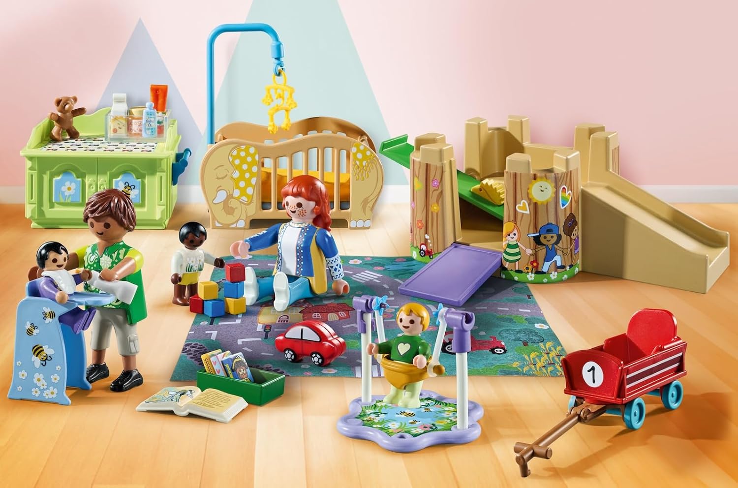 Playmobil 71649 MyLife Toddler Group Promo Pack - Playset with 5 Figures & 69 Accessories for Ages 4+ 3