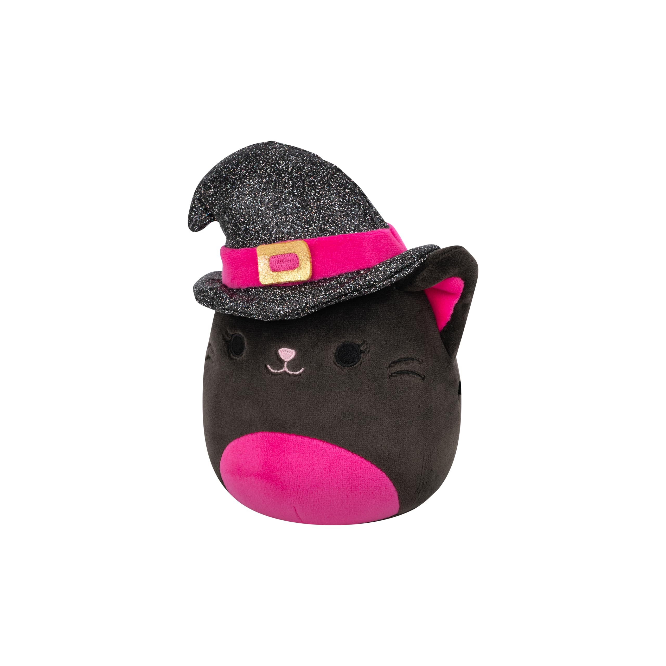 Squishmallows 7.5-Inch Catarina the Black Hat With Witch Cat Halloween Plush - Soft Stuffed Animal for Kids 3