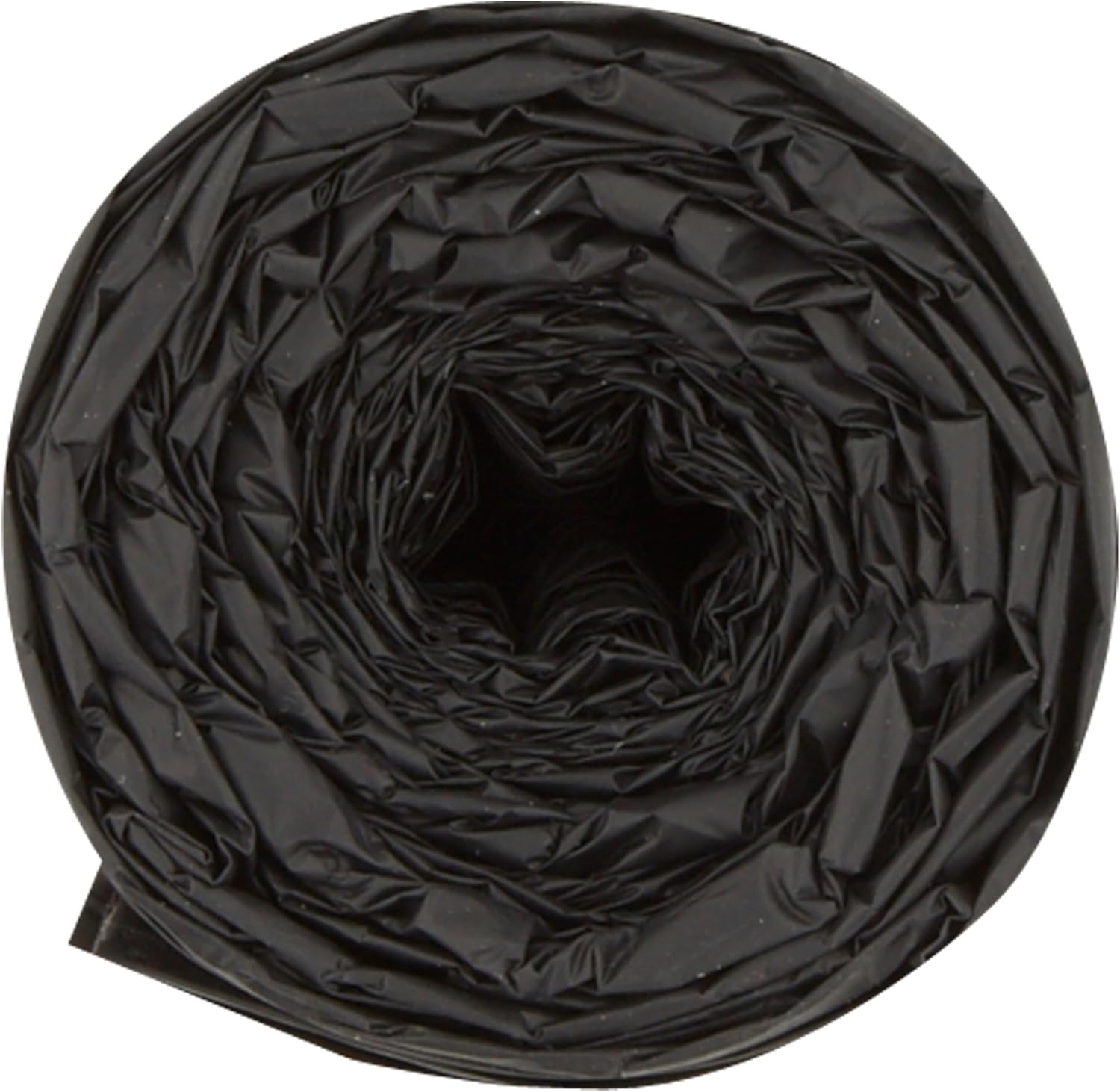 Polylina 10er-Pack Müllsäcke mit Bindegriff, 80 Liter schwarze Müllsäcke aus recyceltem Kunststoff 3