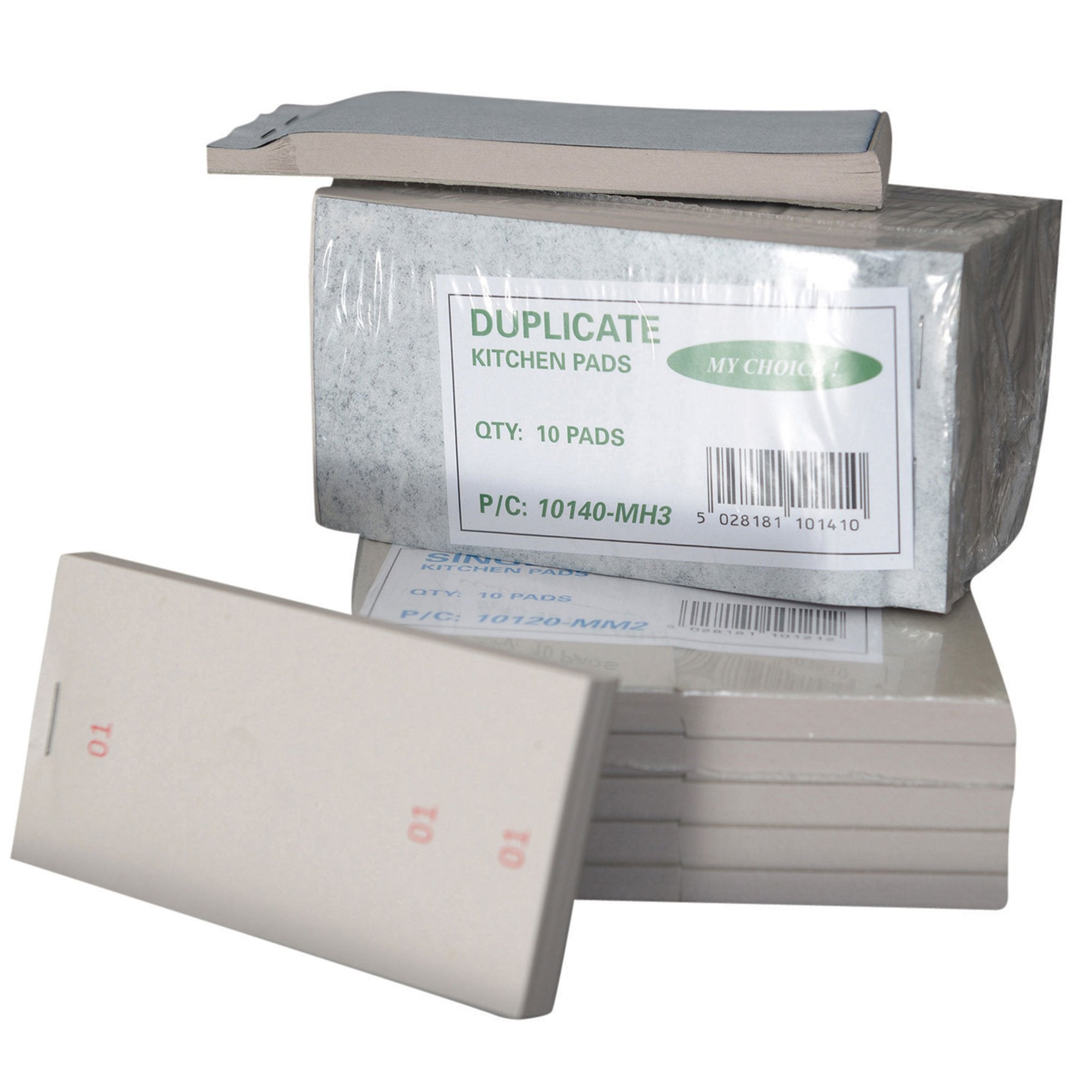 bar@drinkstuff Restaurant Order Pads with Duplicate Sheet - Set of 10 | 50 Numbered Sheets 2