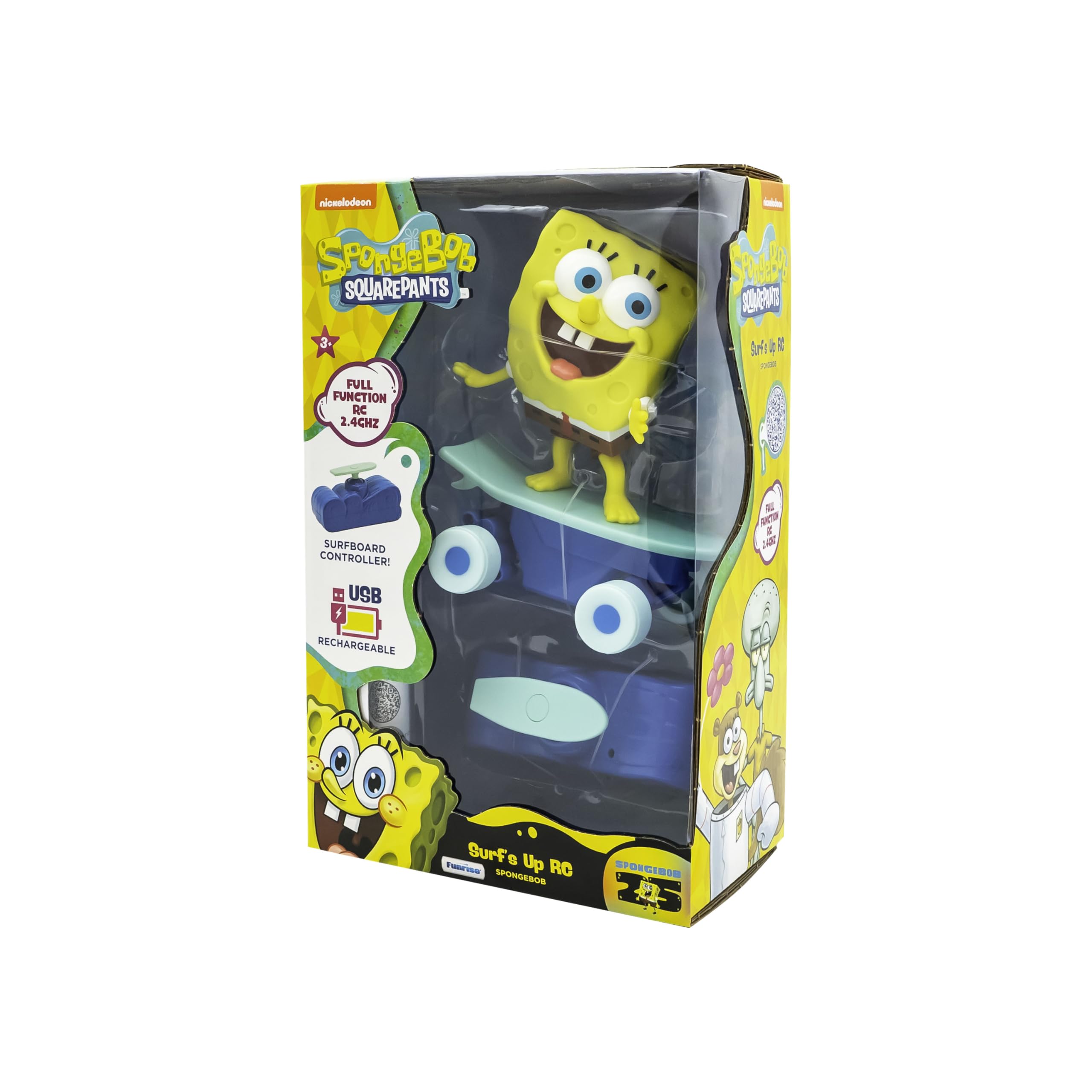 SpongeBob SquarePants Surf's Up RC Vehicle - Remote-Controlled Surfing Action, Ages 5+ 13