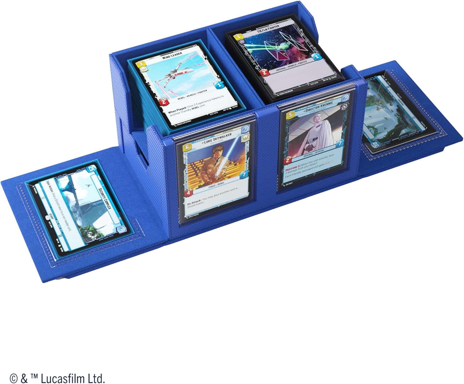 Gamegenic Star Wars Unlimited Double Deck Pod - Blue Card Game Accessory 3