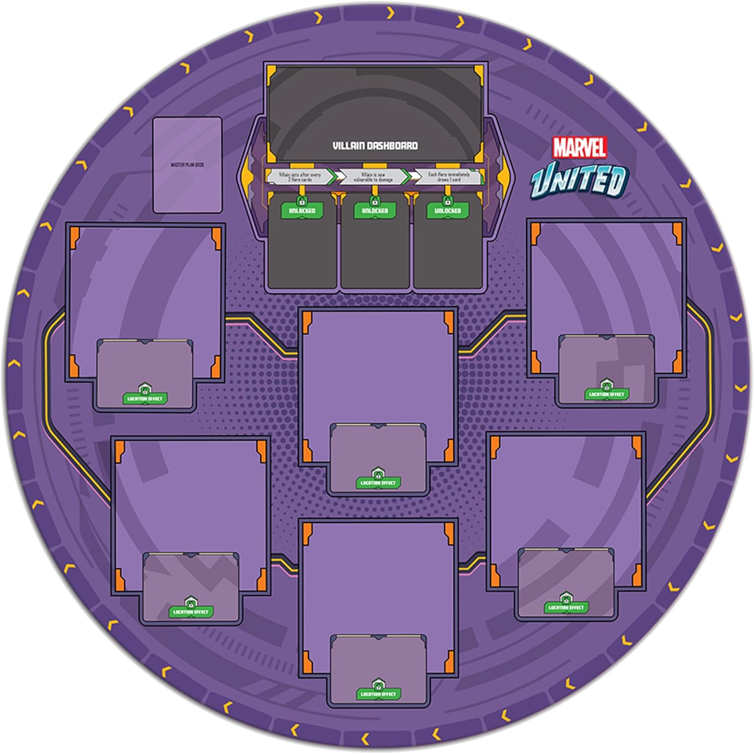 CMON Marvel United Multiverse Playmat - Compact Double-Sided Neoprene Mat (CMNMUN020)