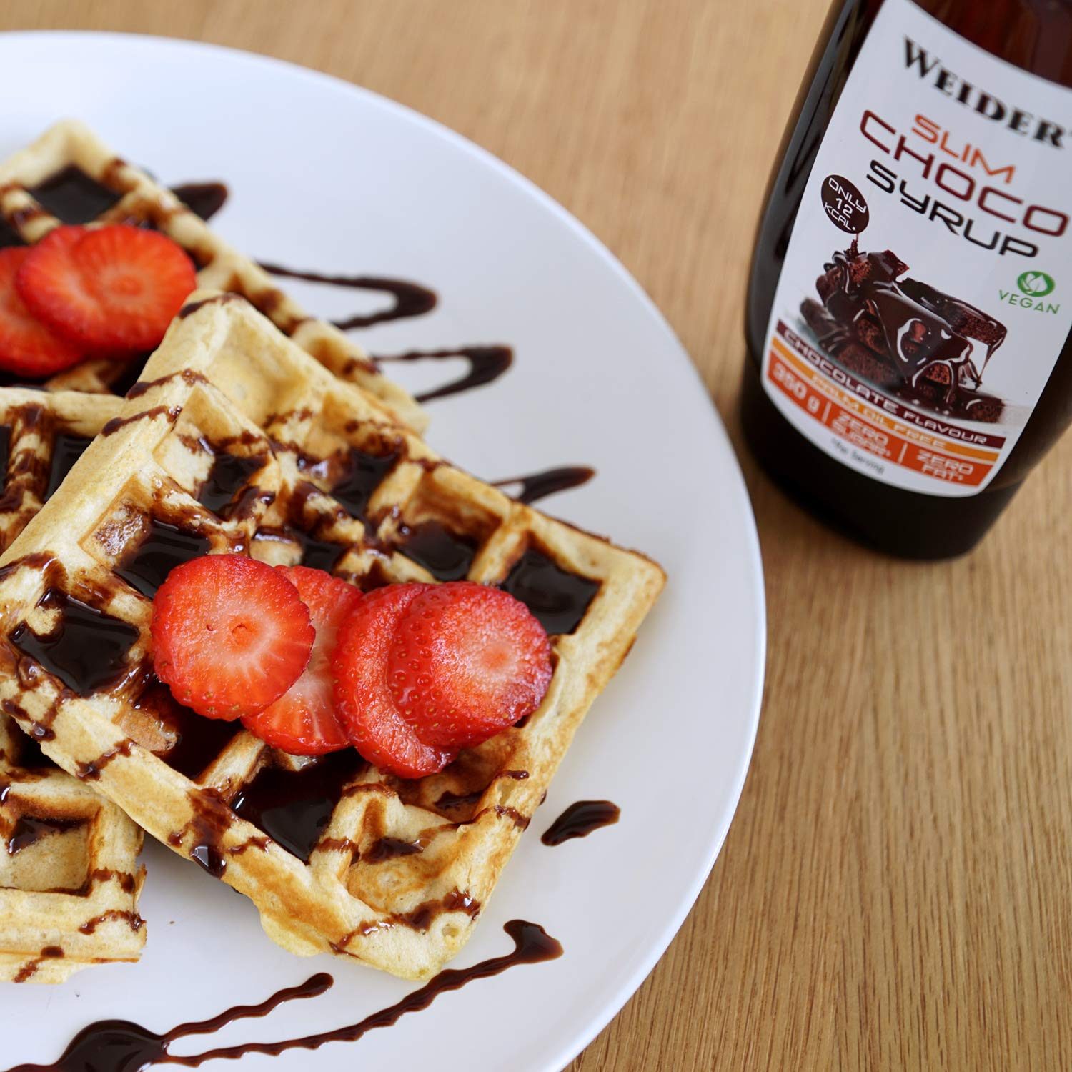 Weider Victory Syrups Slim Choco - Zero Sugar, Zero Fat Chocolate Syrup | Vegan | 12 kcal per Serving