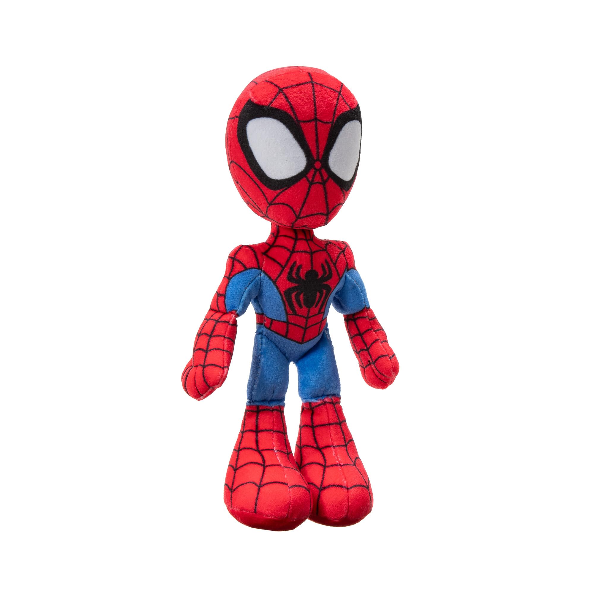 Spidey and His Amazing Friends SNF0002 Spider-Man Soft Plush Toy - 20cm Red Collectible for Kids