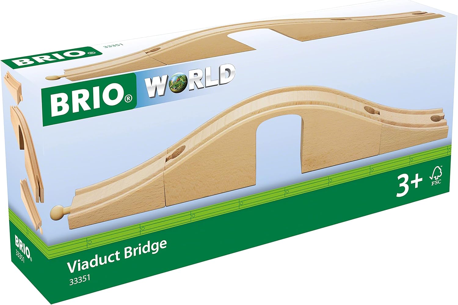 BRIO World Viaduct Bridge - Wooden Train Set Accessory for Kids 3 Years Up 5