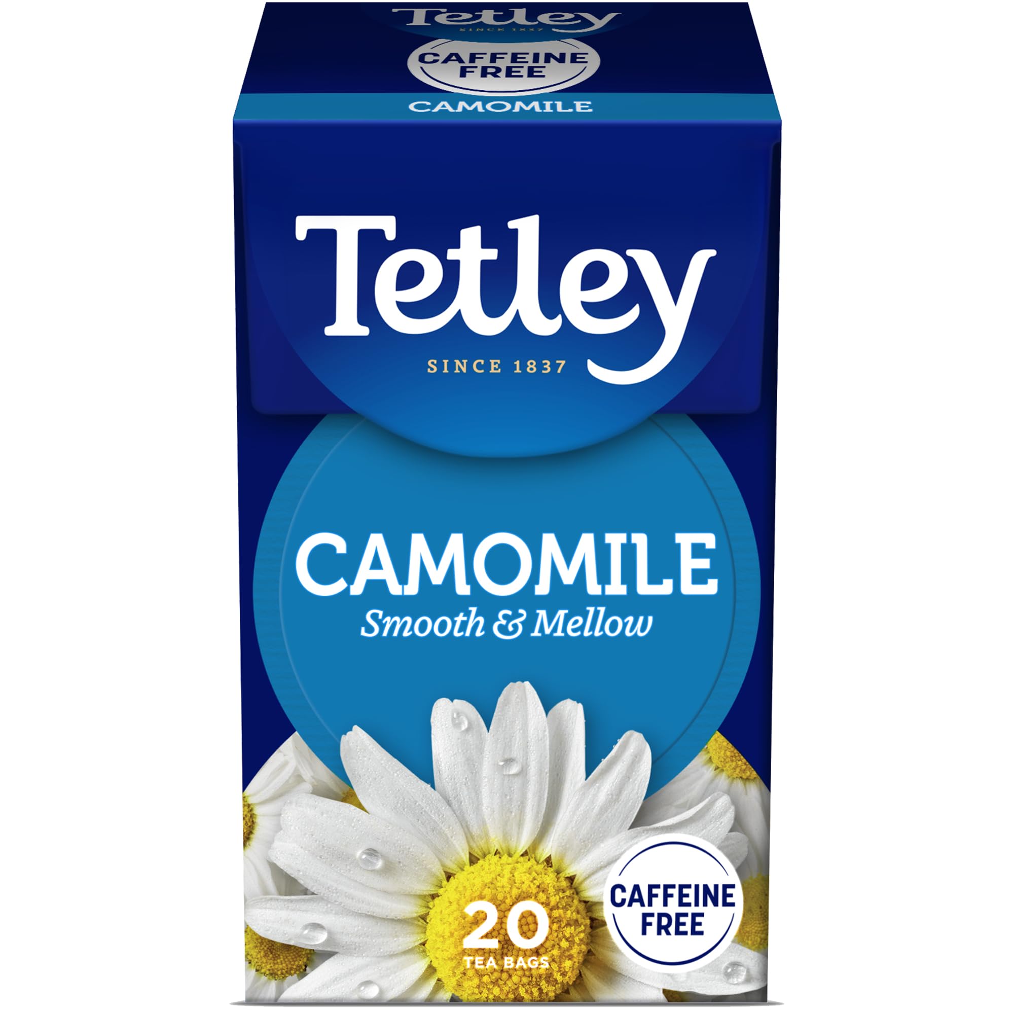Tetley - Pure Camomile Tea 20 Teabags, Naturally Caffeine-Free Herbal Infusion