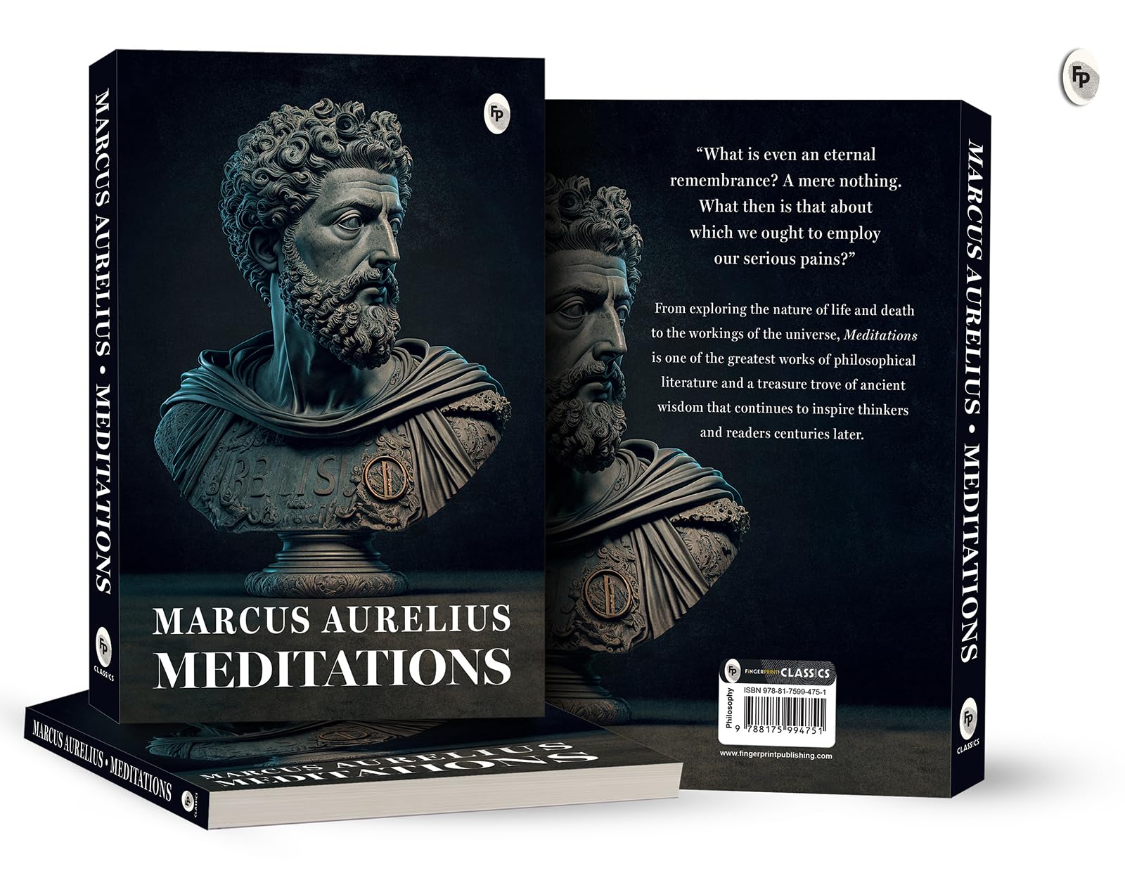 FINGERPRINT with FP logo Meditations by Marcus Aurelius | Paperback Reprint | English 5