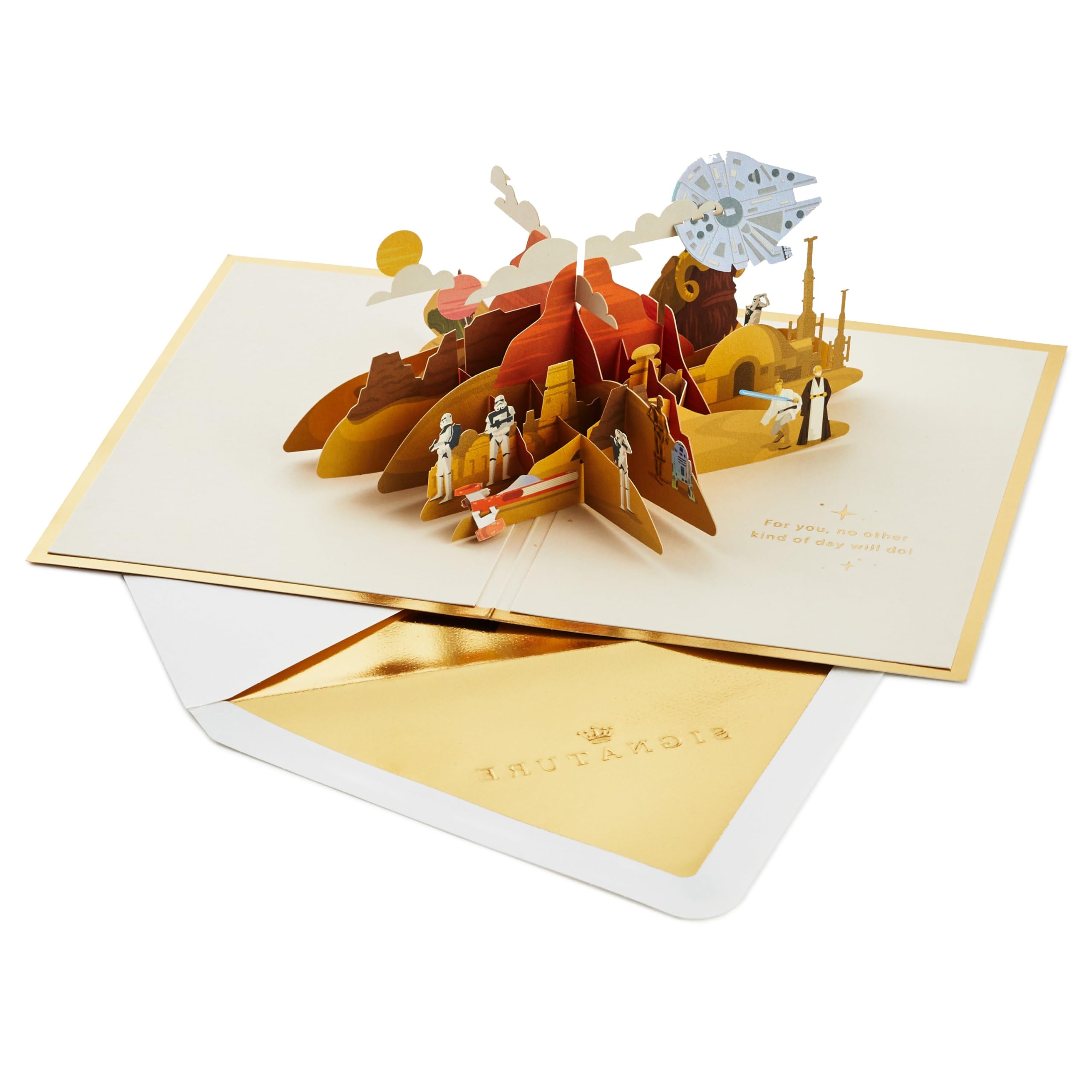 Hallmark Star Wars 3D Pop-Up Any Occasion Card | Birthday, Father's Day | Recyclable