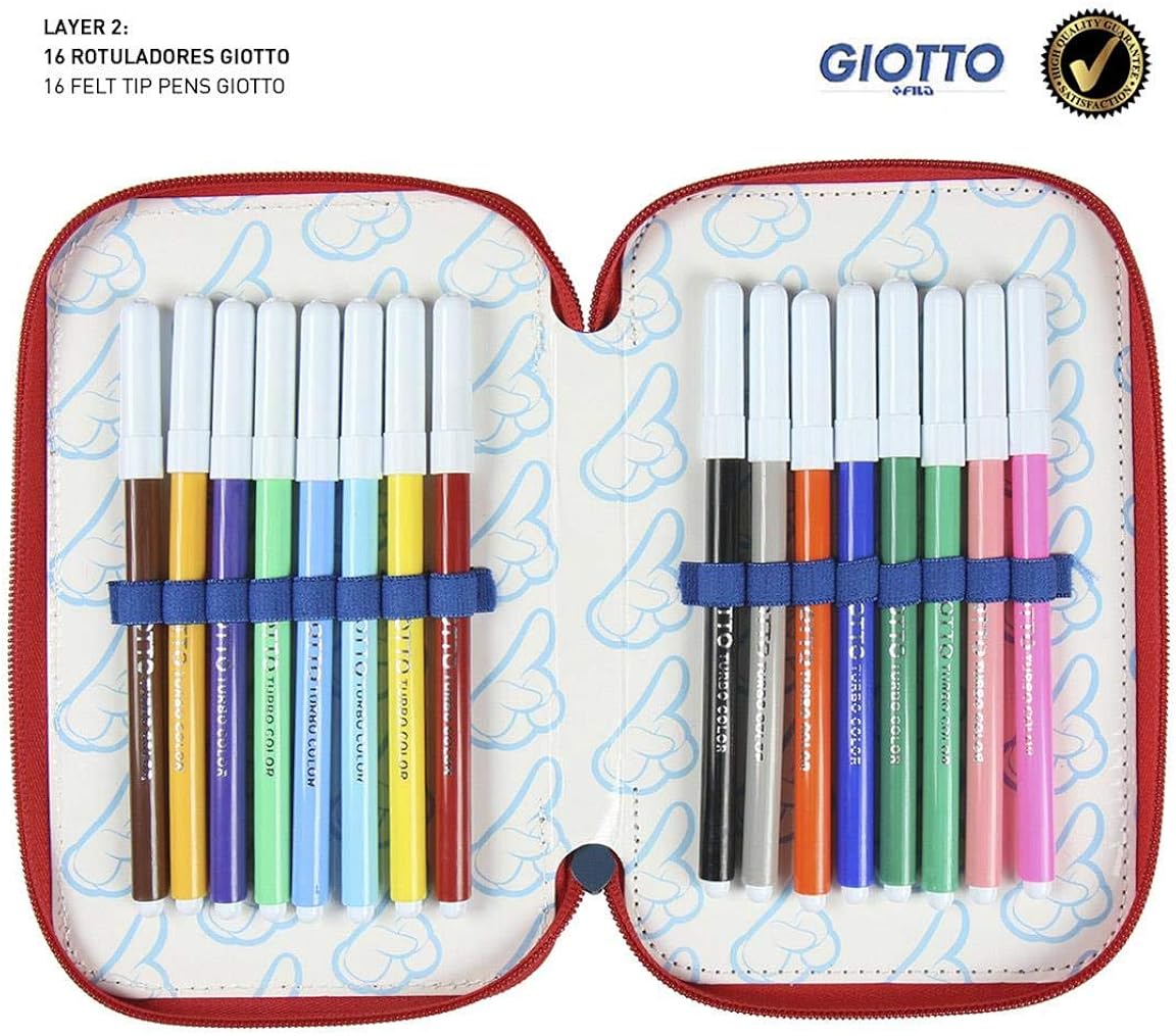 Cerdá Mickey Mouse Federmäppchen mit drei Fächern (CRD-2100003041) 6