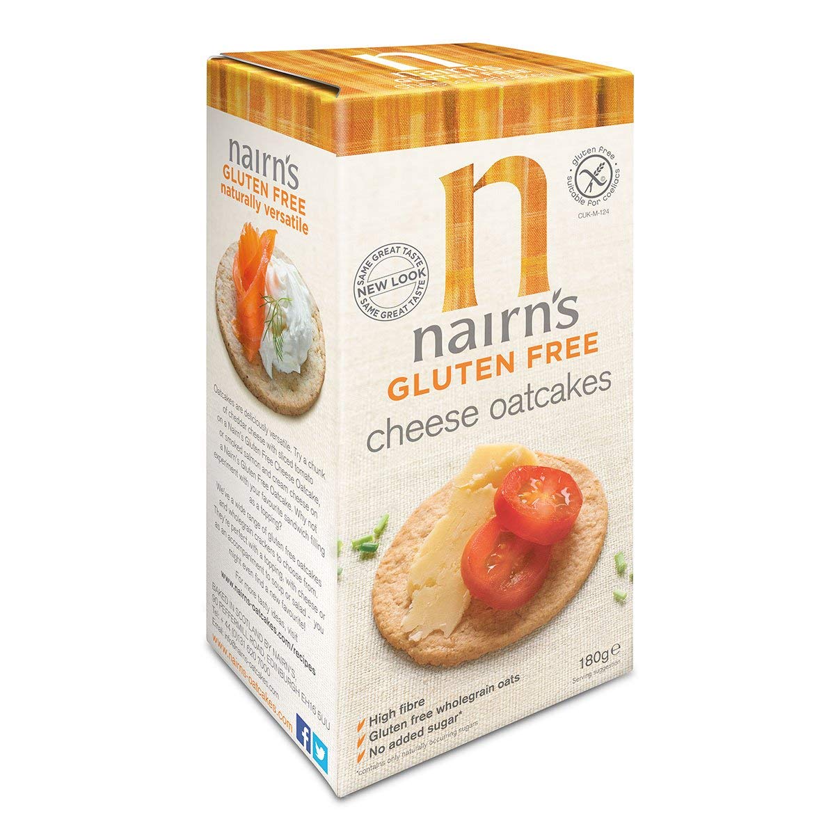 Nairn's Gluten Free Cheese Oatcakes 180g