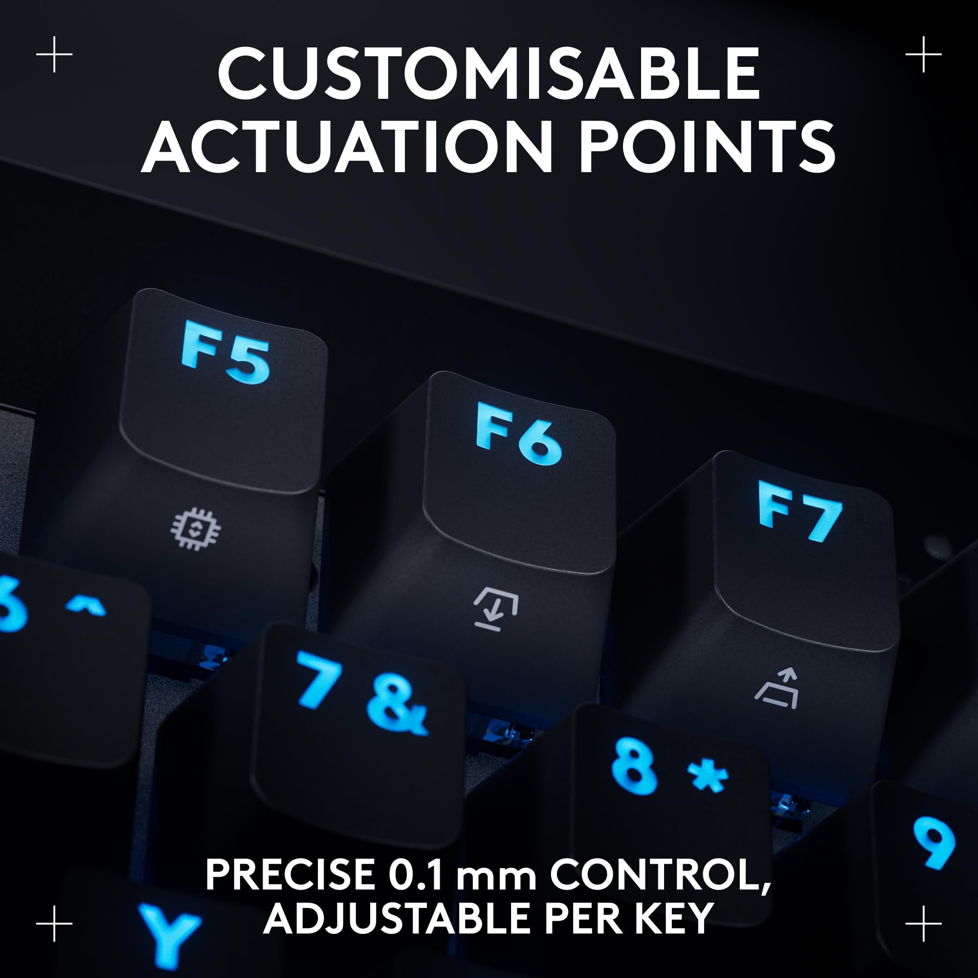 Logitech G PRO X TKL RAPID Kabelgebundene Gaming-Tastatur – Magnetische Hall-Effekt-Schalter, RGB LIGHTSYNC, Tenkeyless-Design 3